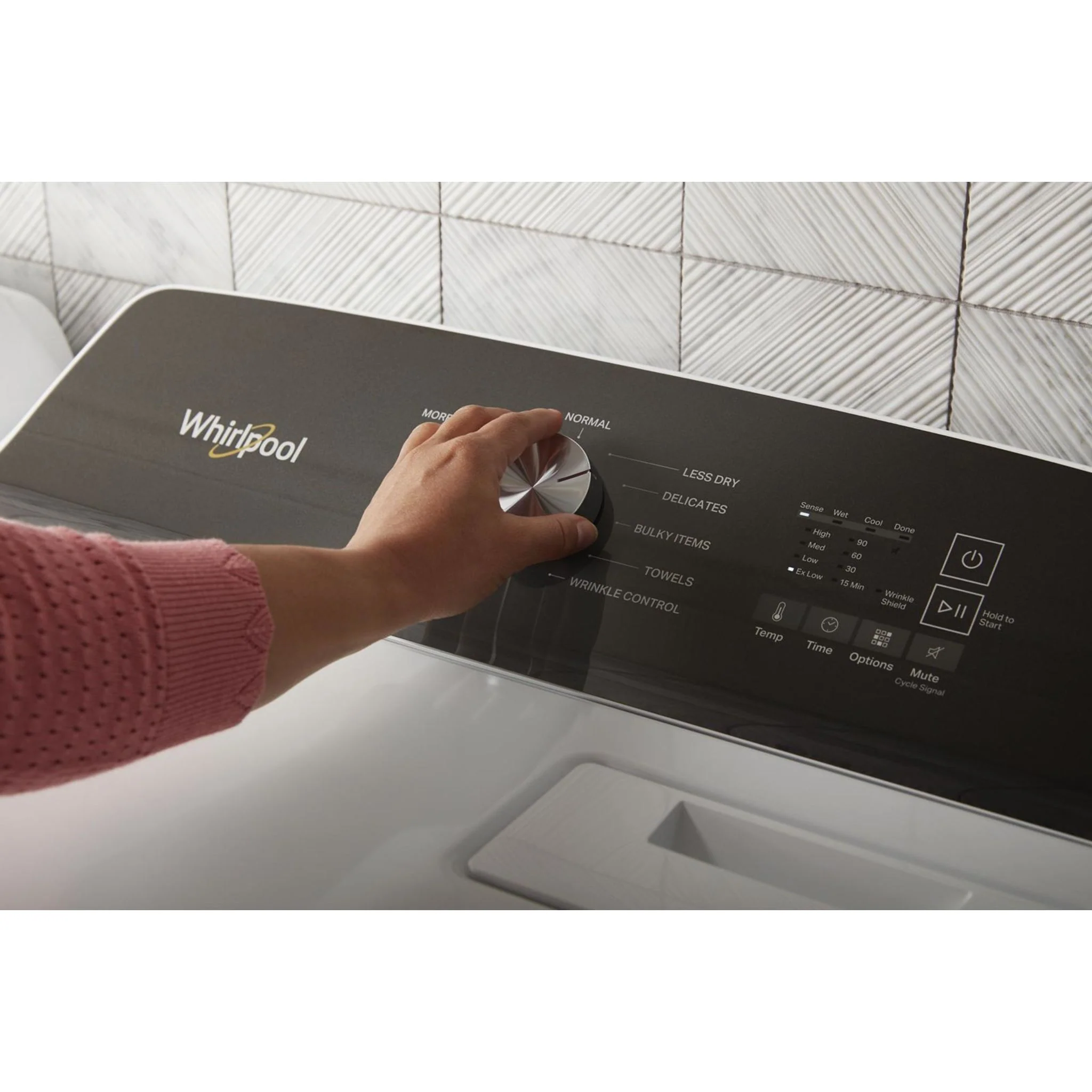 Whirlpool 7.0 Cu. Ft. Top Load Gas Moisture Sensing Dryer -White (WGD5010LW) - Image 19