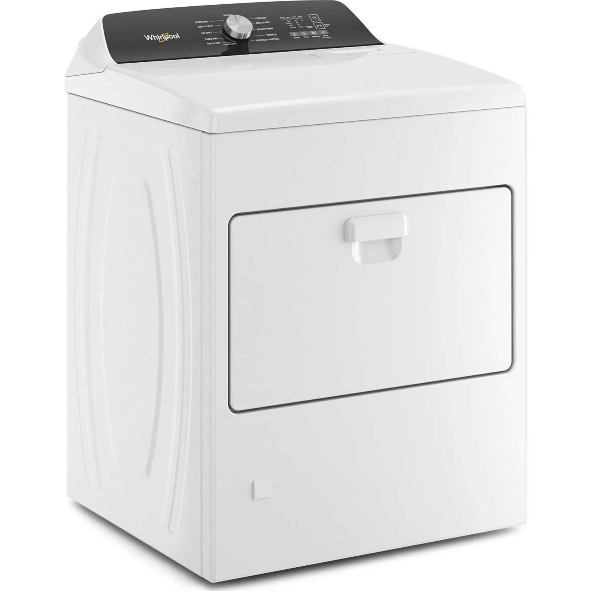 Whirlpool 7.0 Cu. Ft. Top Load Gas Moisture Sensing Dryer -White (WGD5010LW) - Image 5