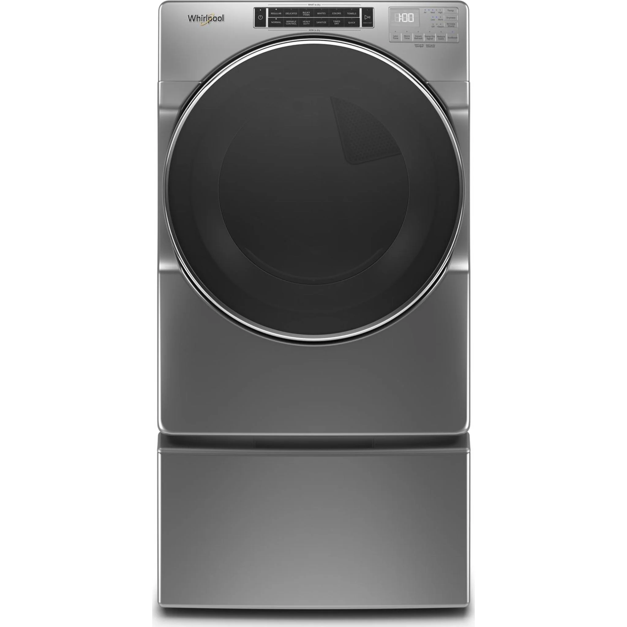 Whirlpool 7.4 cu. ft. Front Load Gas Dryer with Steam Cycles -Chrome Shadow (WGD8620HC) - Image 18