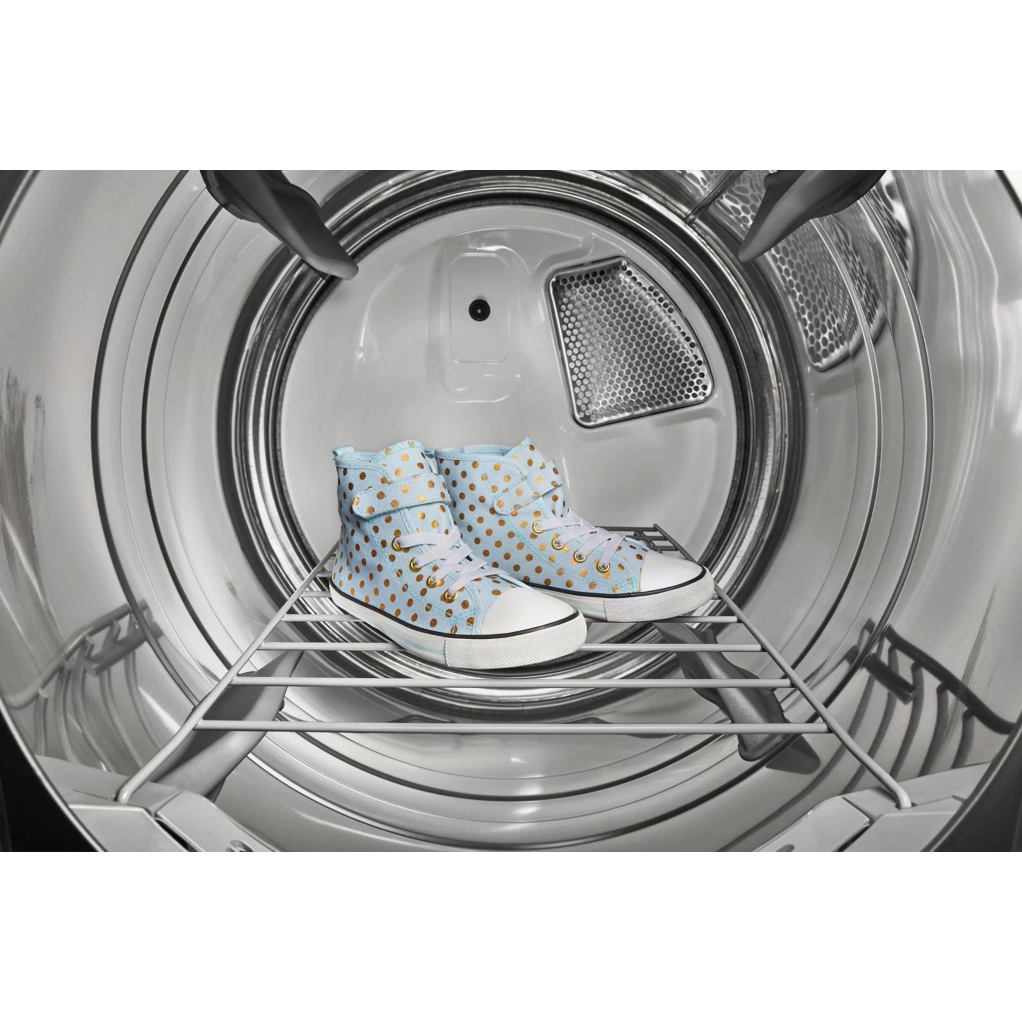 Whirlpool 7.4 cu. ft. Front Load Gas Dryer with Steam Cycles -Chrome Shadow (WGD8620HC) - Image 8