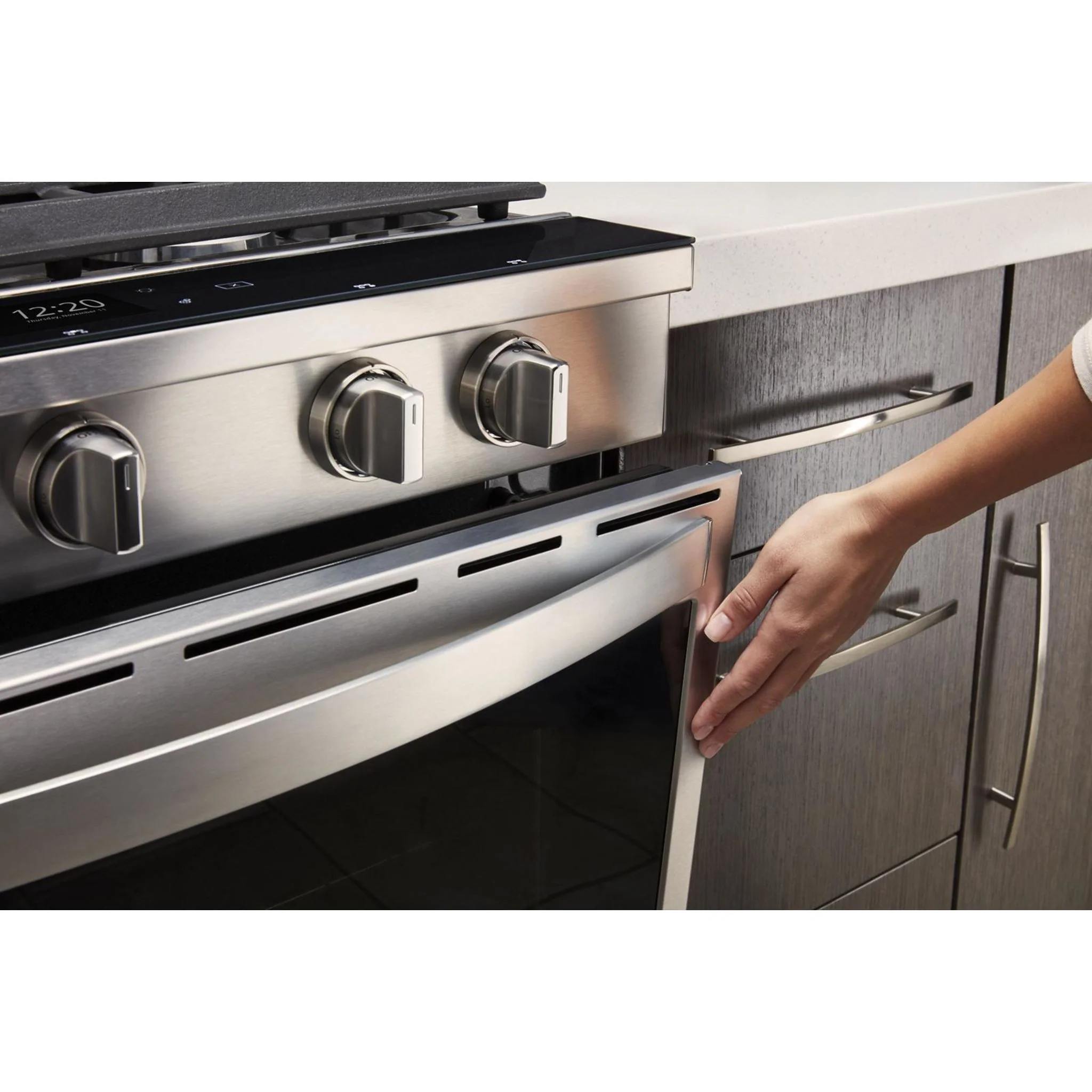 Whirlpool 5.8 cu.ft. Smart Slide-in Gas Range with Air Fry, when Connected - Stainless Steel (WEG750H0HZ) - Image 23