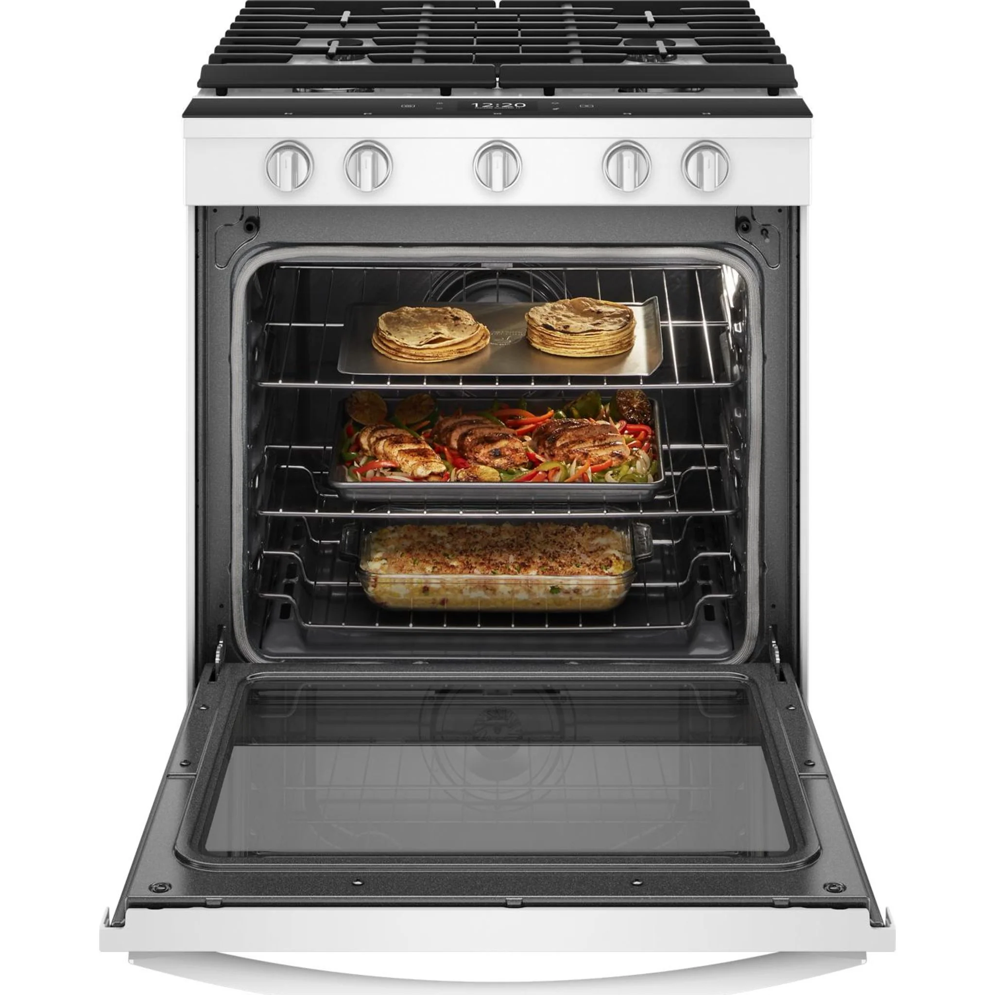 Whirlpool 5.8 cu.ft. Smart Slide-in Gas Range with Air Fry, when Connected - White (WEG750H0HW) - Image 18