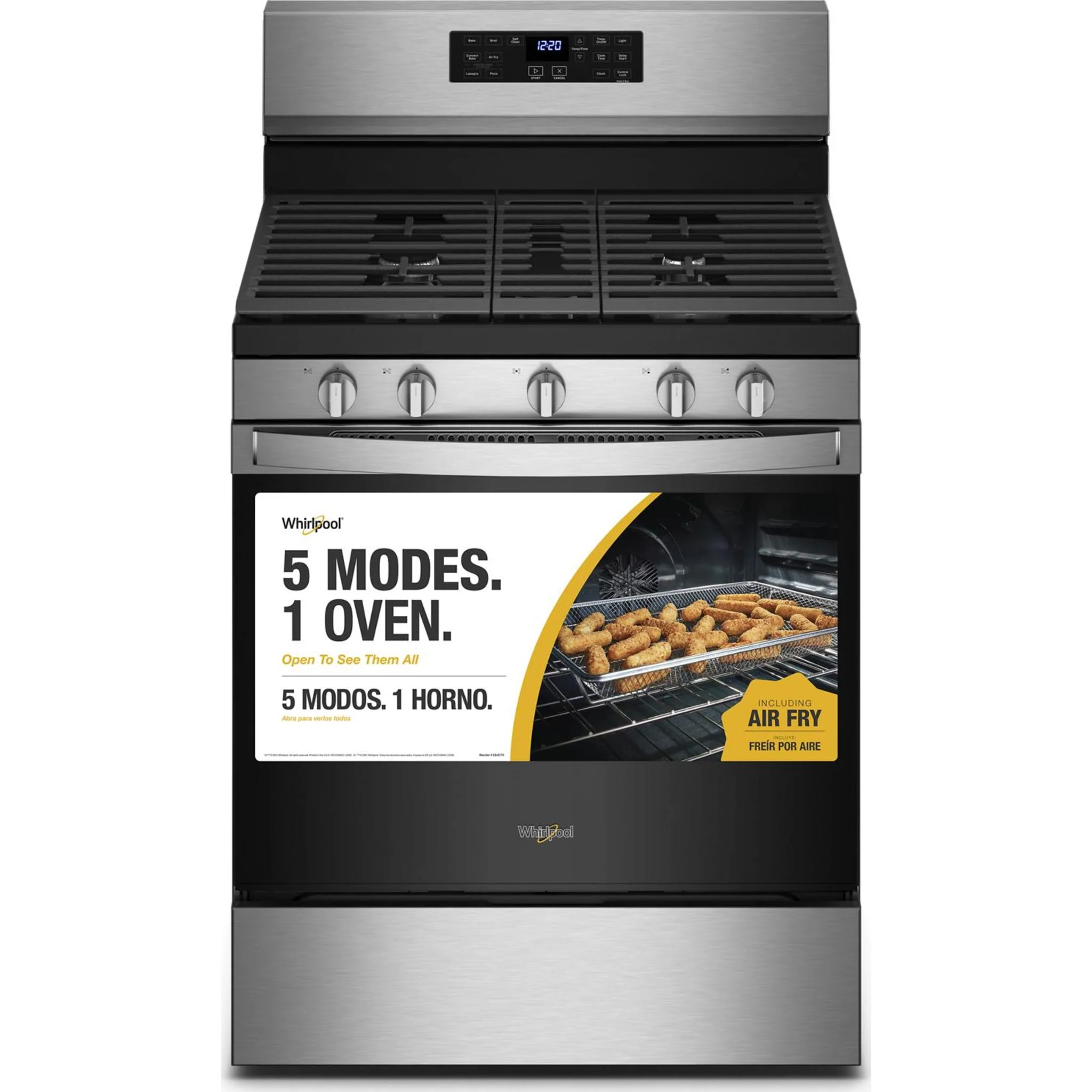 Whirlpool 5.0 cu. ft. Gas 5-in-1 Air Fry Oven (WFG550S0LZ) - Image 37