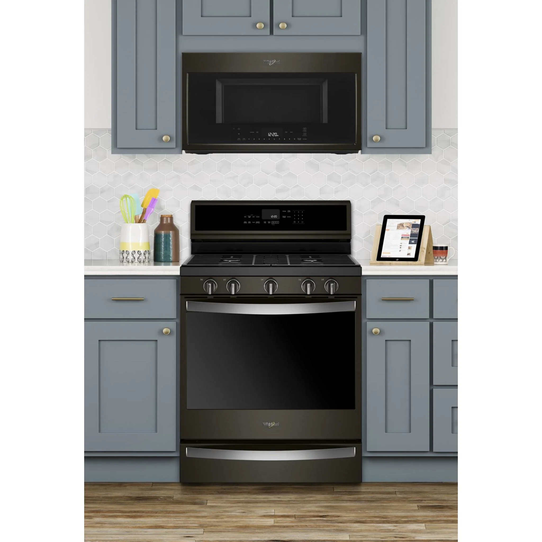 Whirlpool 5.8 cu. ft. Smart Freestanding Gas Range with EZ-2-Lift Grates (WFG975H0HV) - Image 11