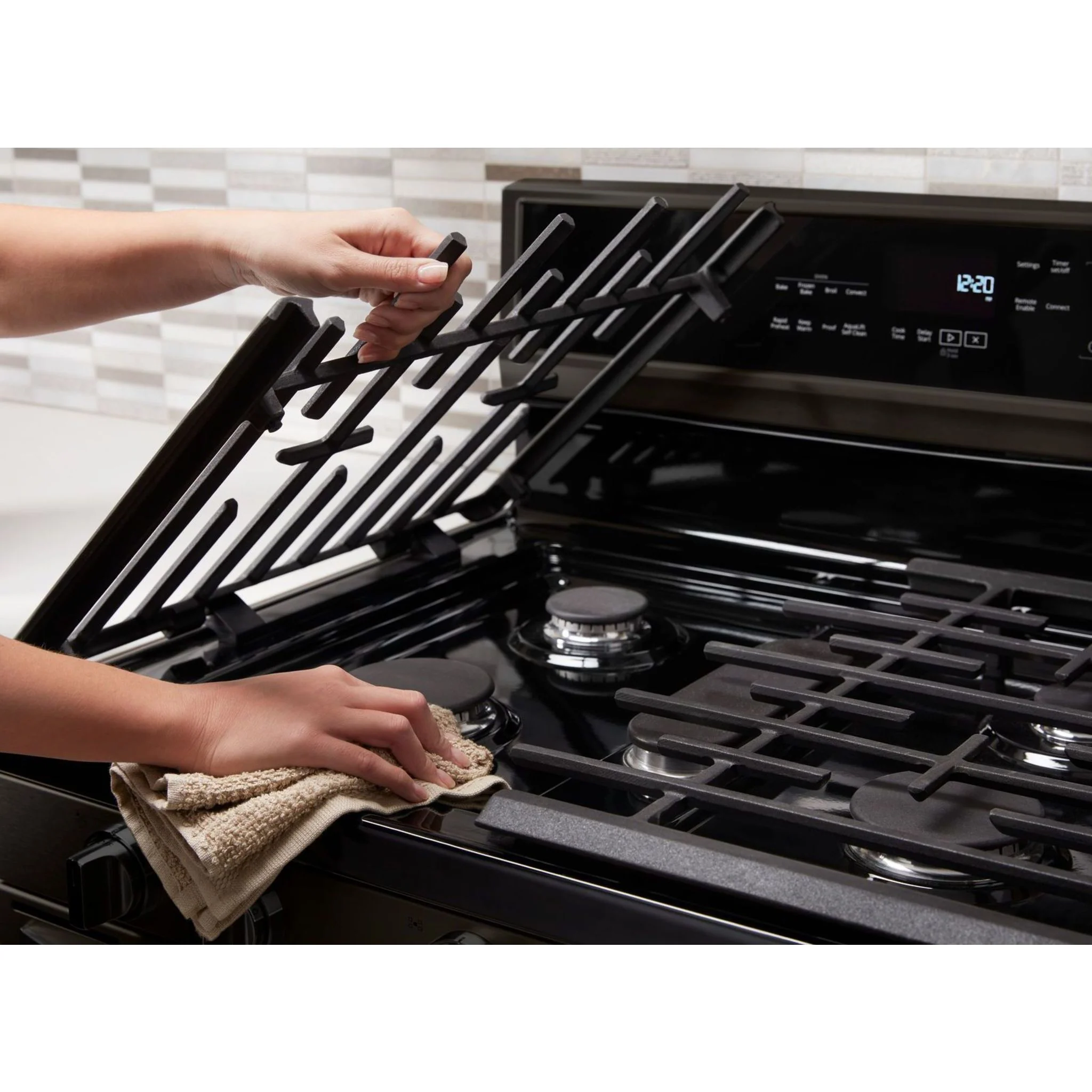 Whirlpool 5.8 cu. ft. Smart Freestanding Gas Range with EZ-2-Lift Grates (WFG975H0HV) - Image 14