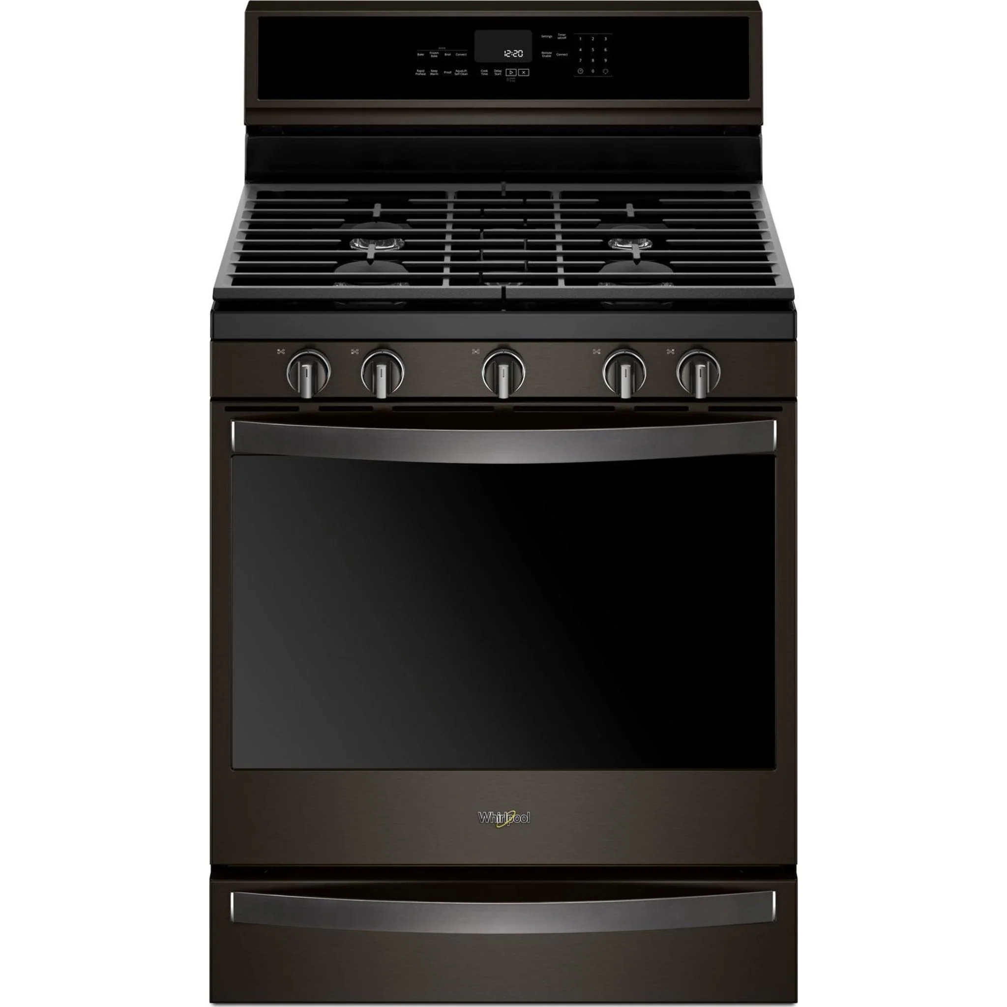 Whirlpool 5.8 cu. ft. Smart Freestanding Gas Range with EZ-2-Lift Grates (WFG975H0HV) - Image 2