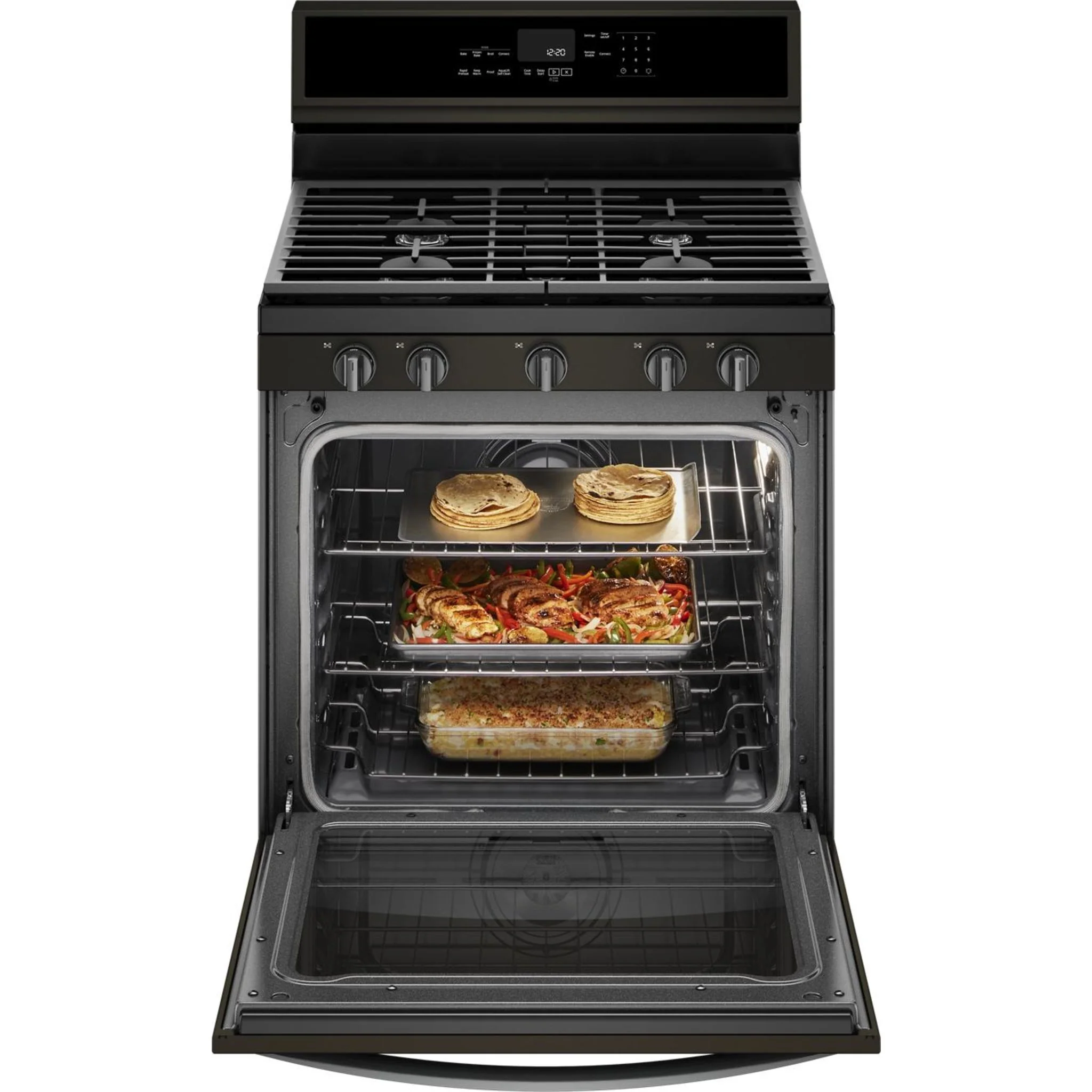 Whirlpool 5.8 cu. ft. Smart Freestanding Gas Range with EZ-2-Lift Grates (WFG975H0HV) - Image 33