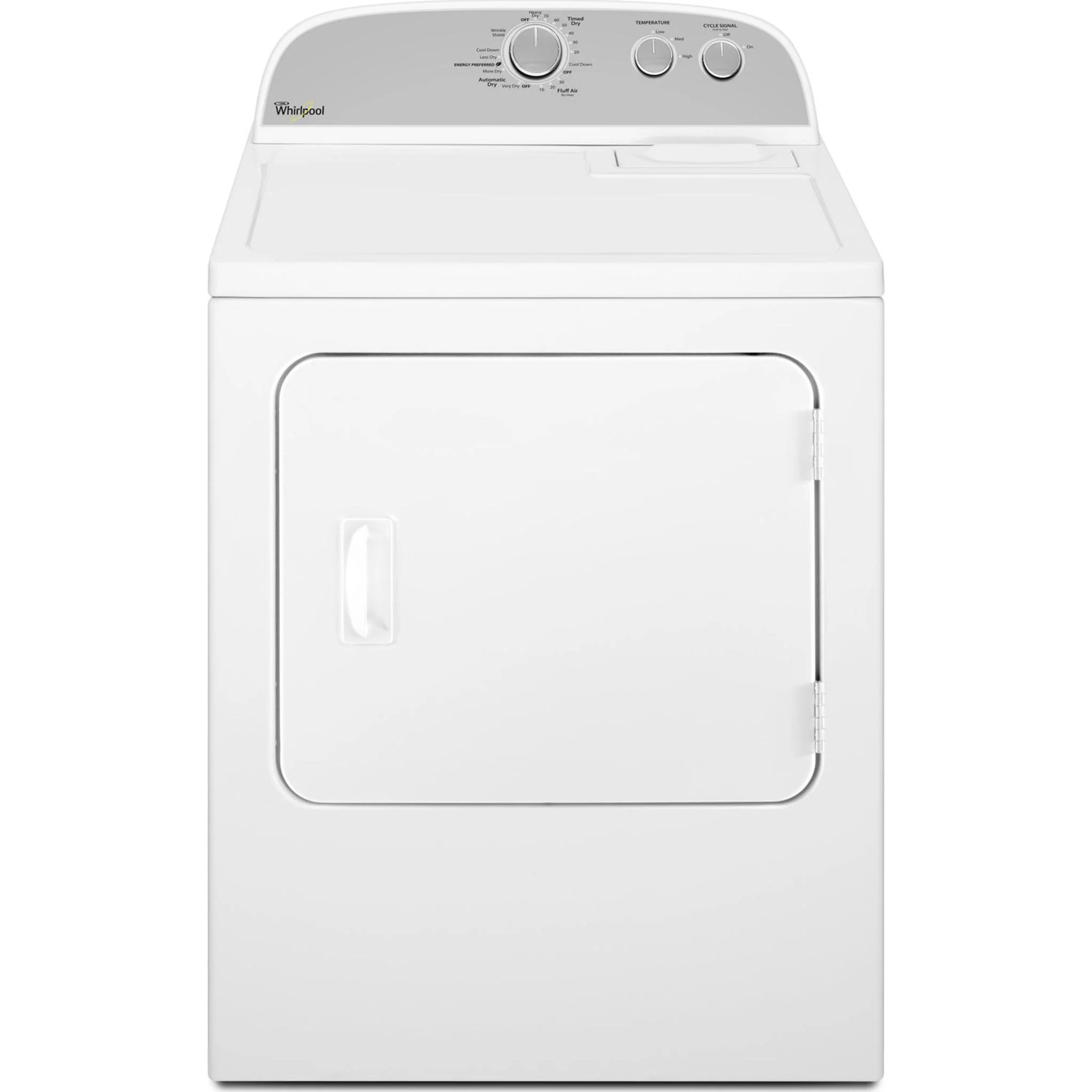 Whirlpool 7.0 cu.ft. Gas Dryer with Heavy Duty Cycle - White (WGD4815EW) - Image 7