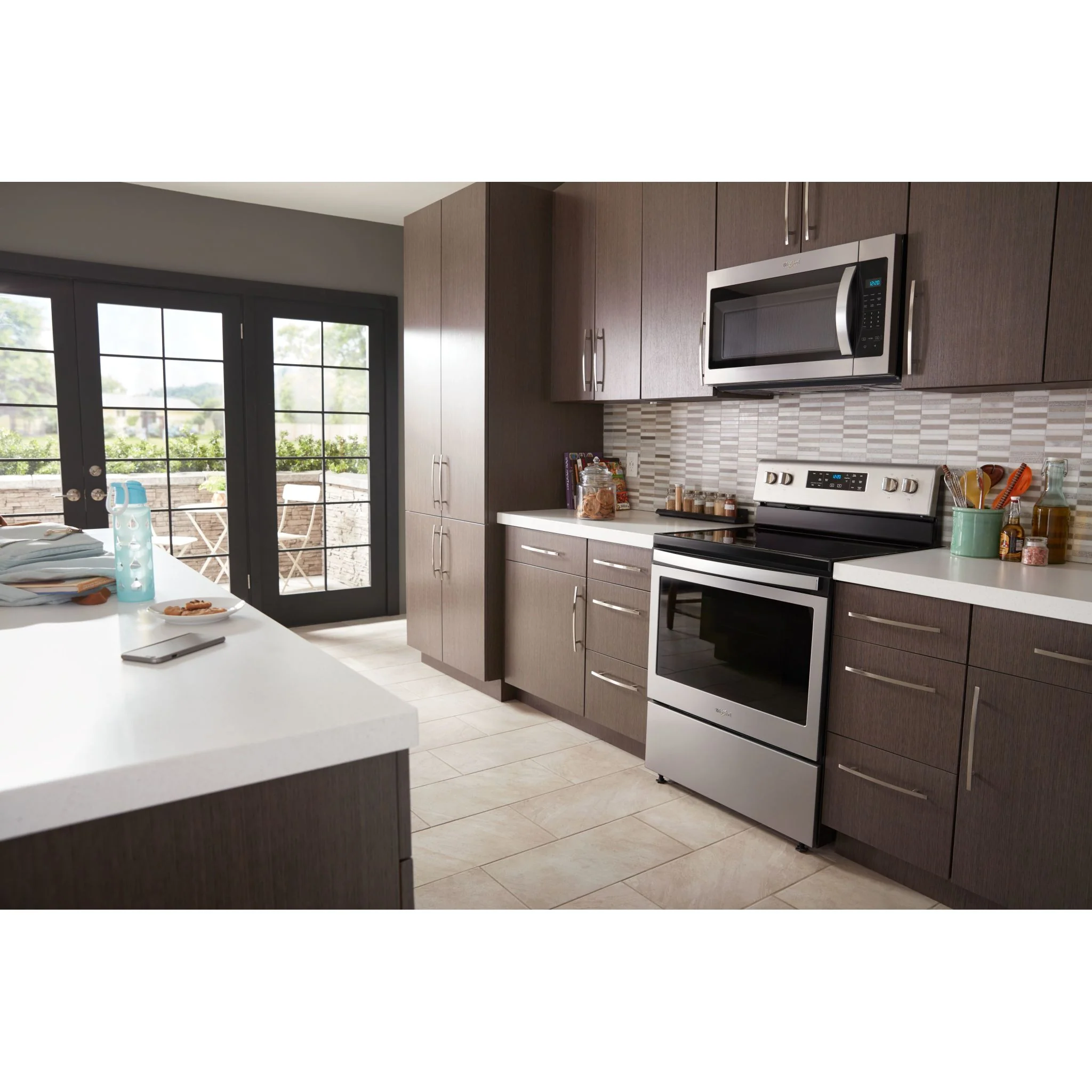 Whirlpool 1.7 cu. ft. Microwave Hood Combination with Electronic Touch Controls -Stainless Steel (YWMH31017HZ) - Image 3