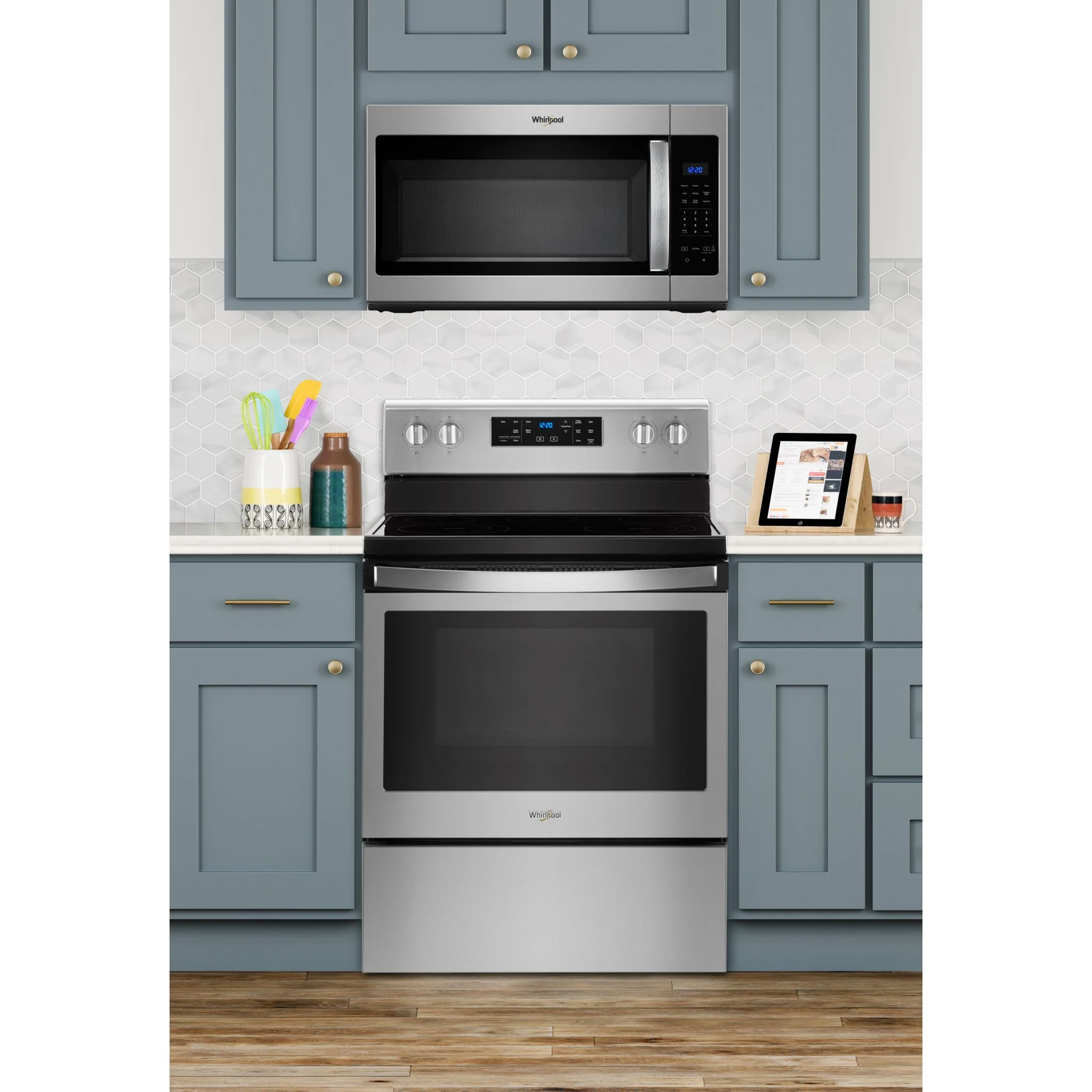 Whirlpool 1.7 cu. ft. Microwave Hood Combination with Electronic Touch Controls -Stainless Steel (YWMH31017HS) - Image 7