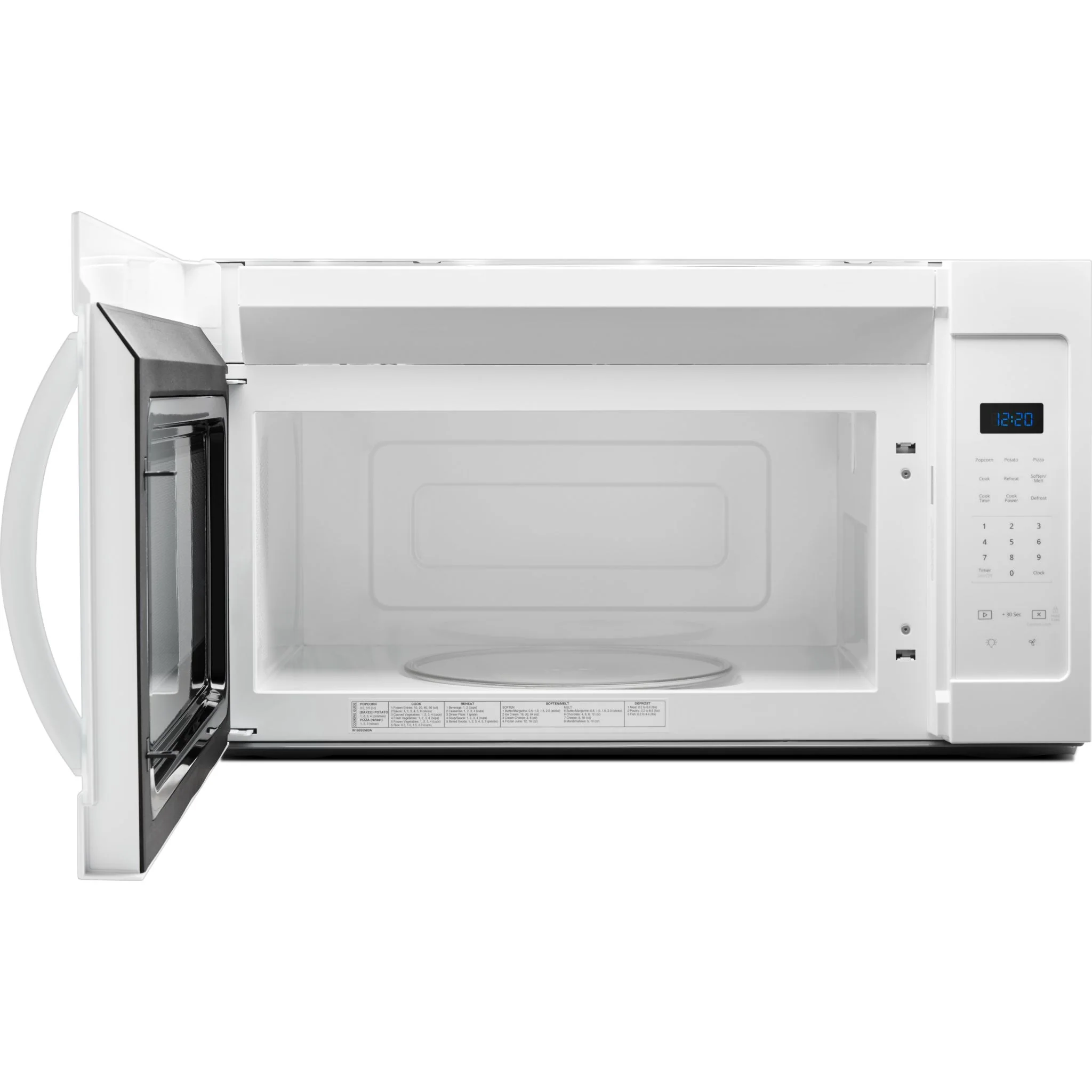 Whirlpool 1.7 cu. ft. Microwave Hood Combination with Electronic Touch Controls -White (YWMH31017HW) - Image 2