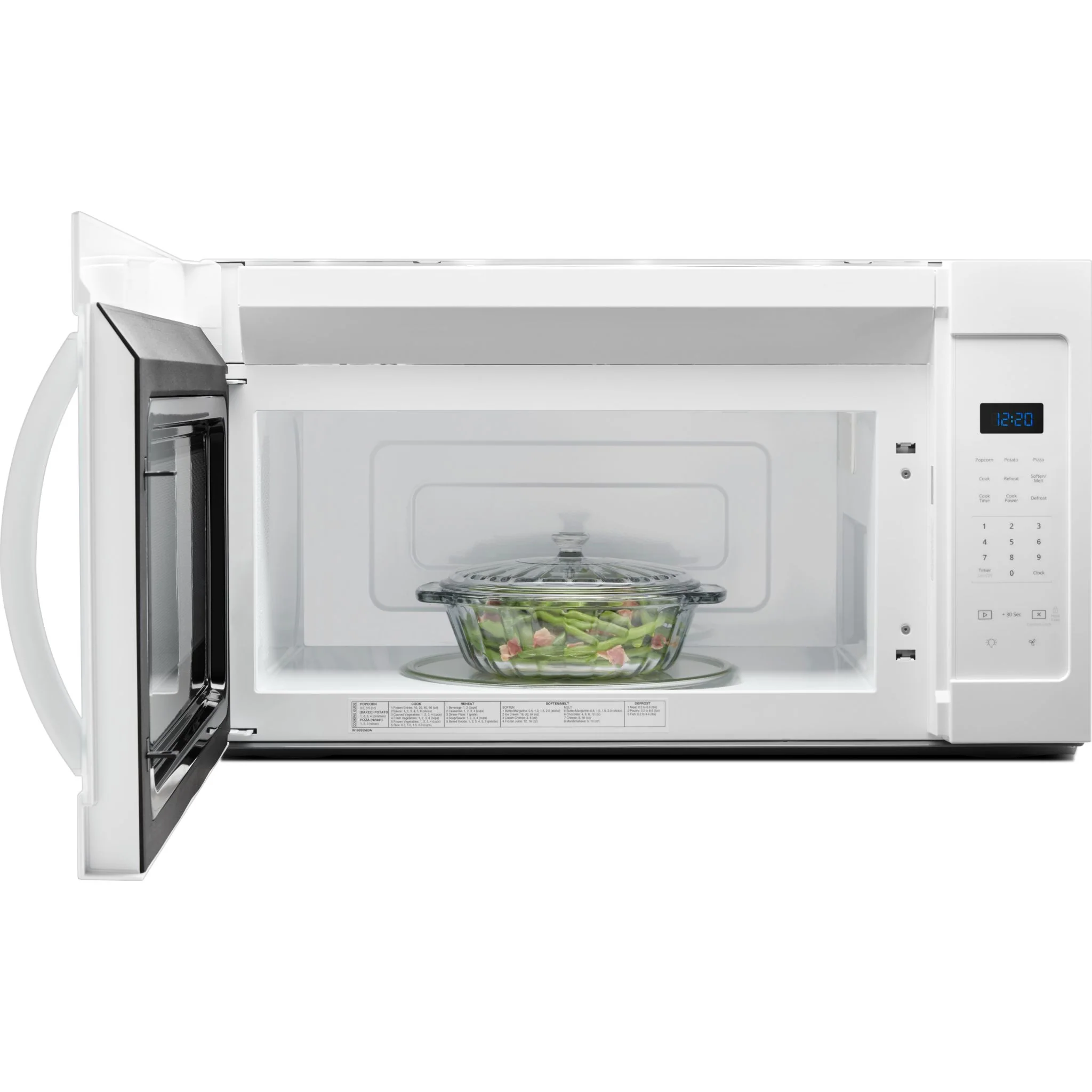 Whirlpool 1.7 cu. ft. Microwave Hood Combination with Electronic Touch Controls -White (YWMH31017HW) - Image 3