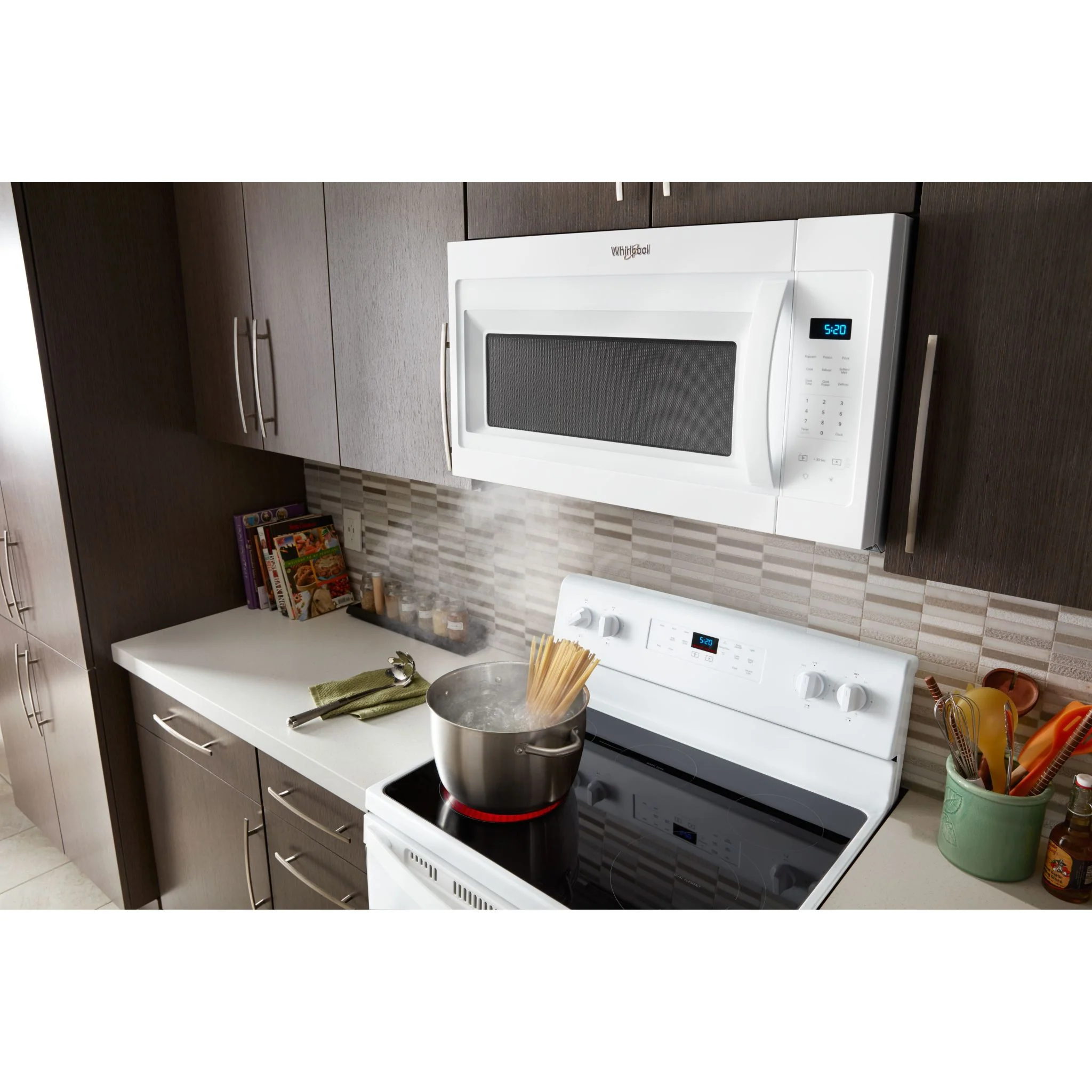 Whirlpool 1.7 cu. ft. Microwave Hood Combination with Electronic Touch Controls -White (YWMH31017HW) - Image 7