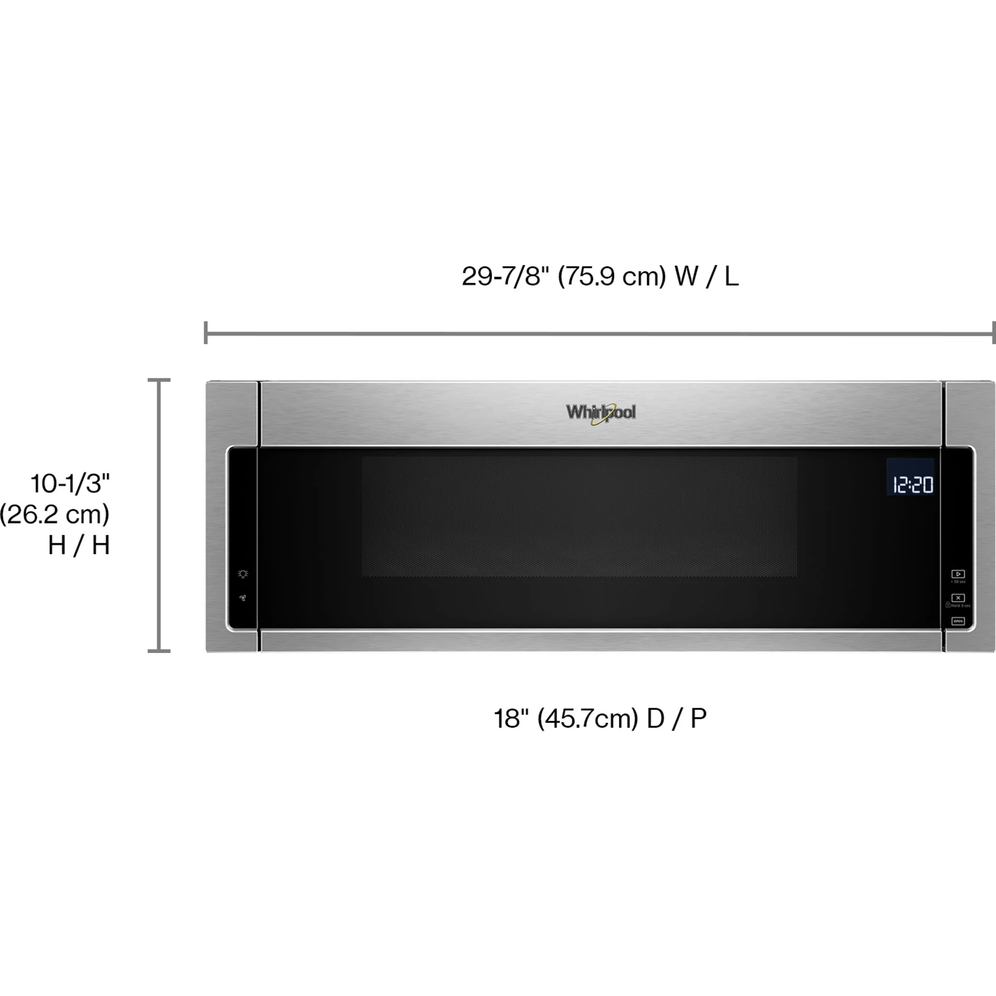 Whirlpool 1.1 cu. ft. Low Profile Microwave Hood Combination (YWML75011HZ) - Image 6