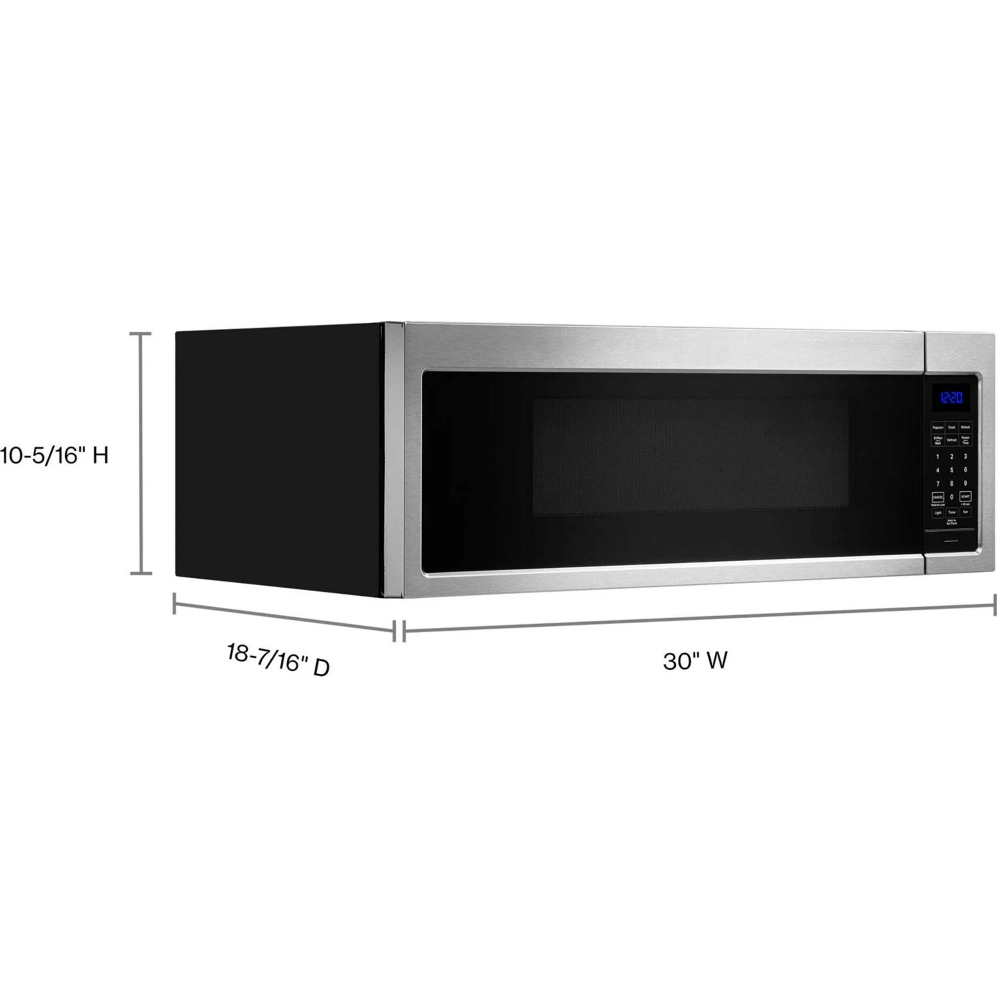 Whirlpool 1.1 cu. ft. Low Profile Microwave Hood Combination -Stainless Steel (YWML35011KS) - Image 20
