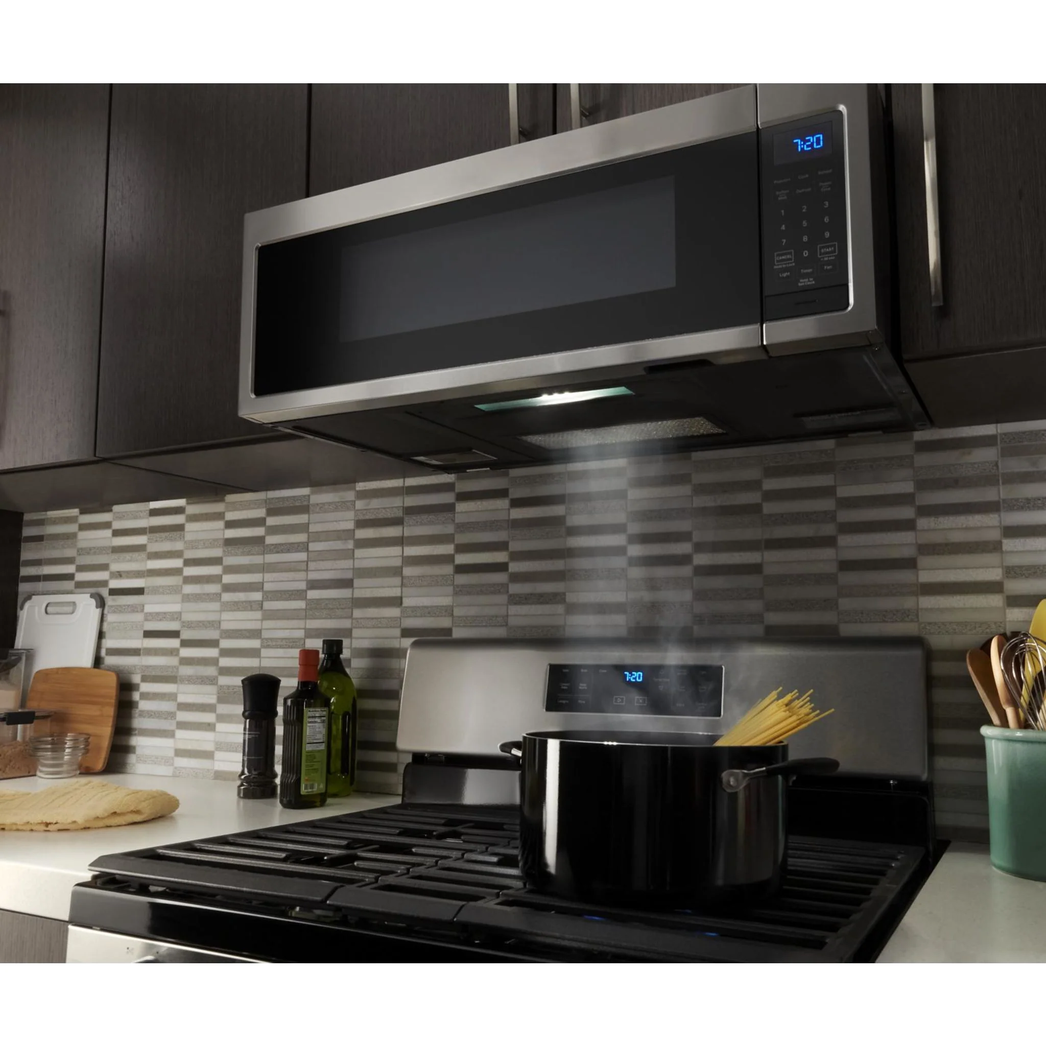 Whirlpool 1.1 cu. ft. Low Profile Microwave Hood Combination -Stainless Steel (YWML35011KS) - Image 3