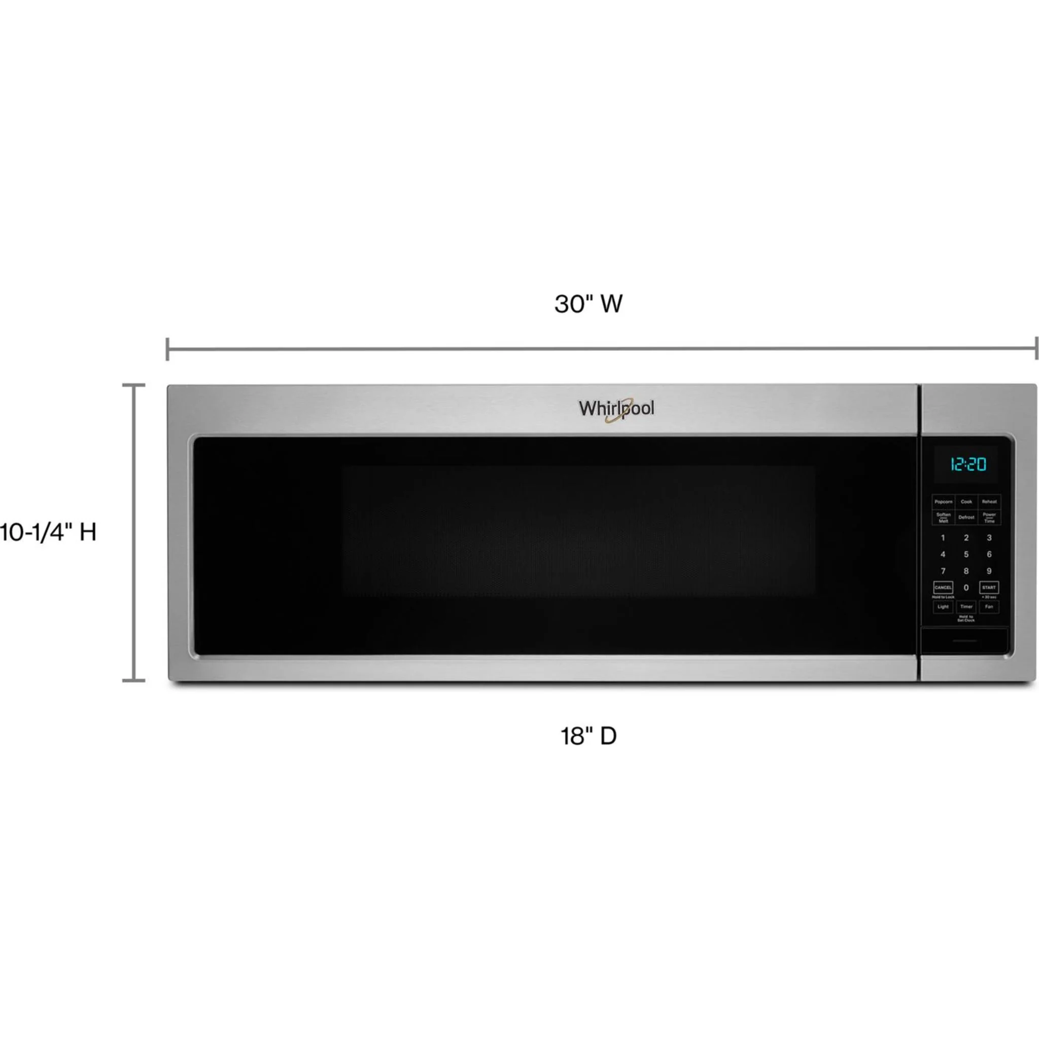 Whirlpool 1.1 cu. ft. Low Profile Microwave Hood Combination -Stainless Steel (YWML35011KS) - Image 5