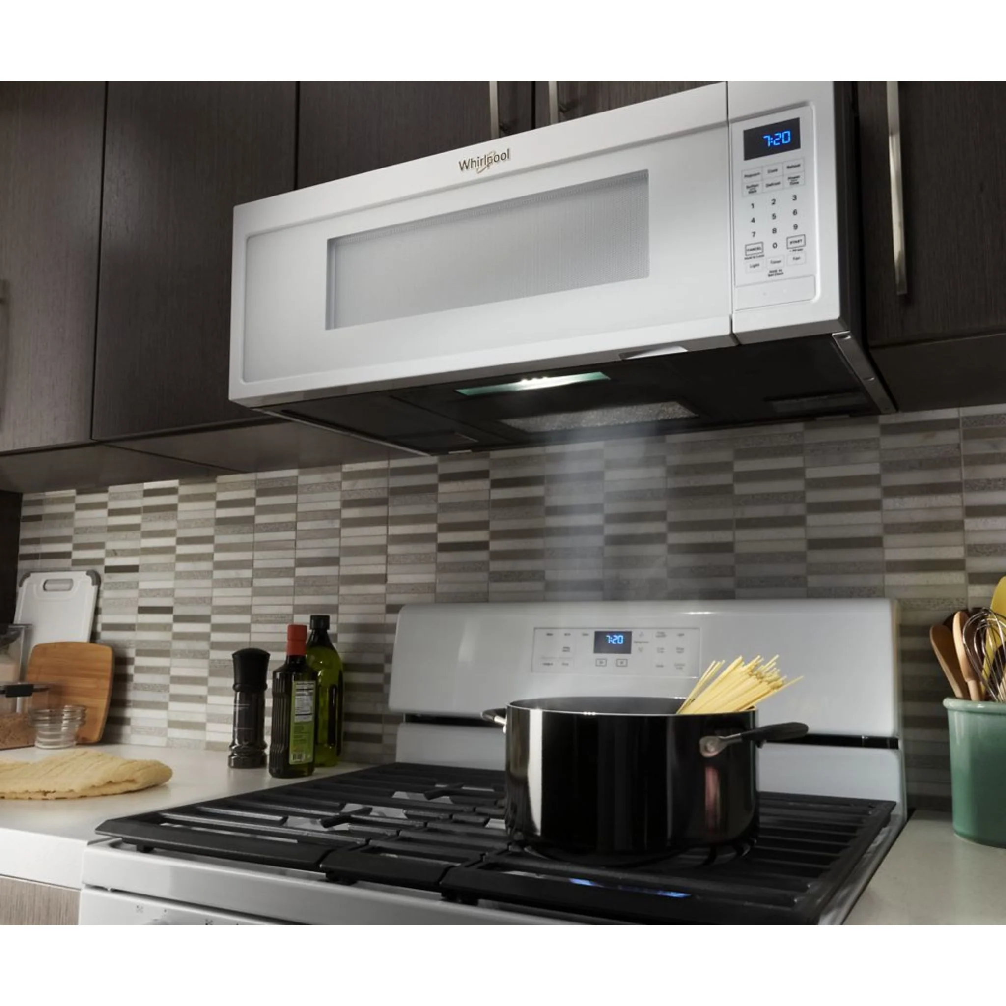 Whirlpool 1.1 cu. ft. Low Profile Microwave Hood Combination -White (YWML35011KW) - Image 12