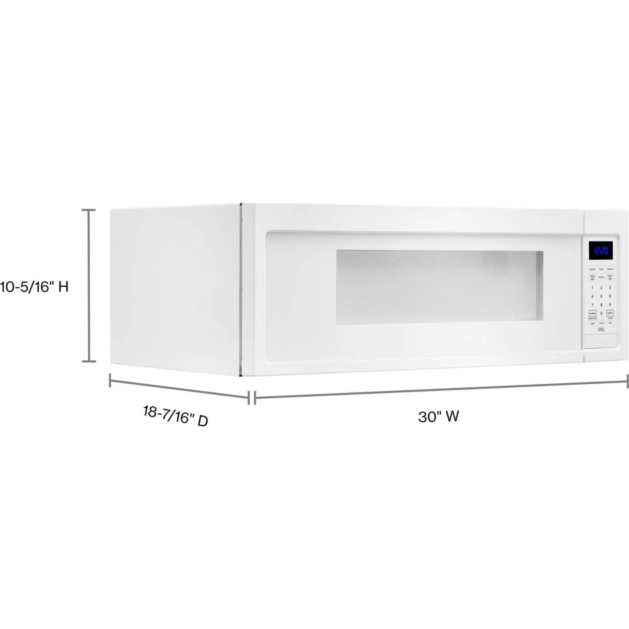 Whirlpool 1.1 cu. ft. Low Profile Microwave Hood Combination -White (YWML35011KW) - Image 13