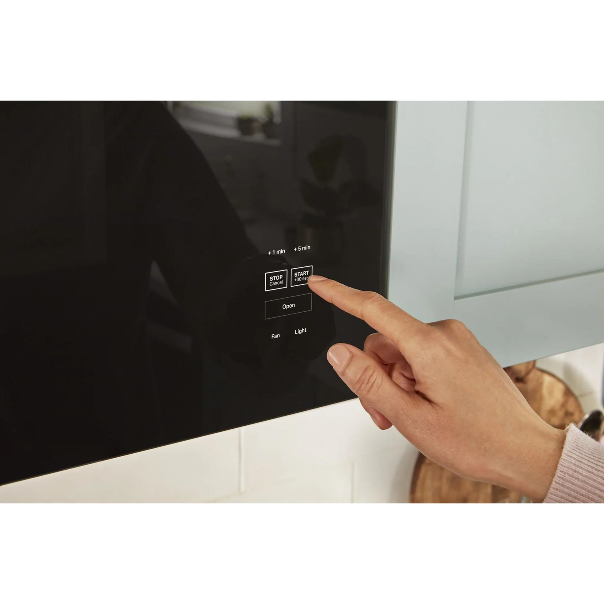 Whirlpool Flush Mount Over-the-Range Microwave with Turntable-Free Design -Black Stainless (YWMMF5930PV) - Image 22