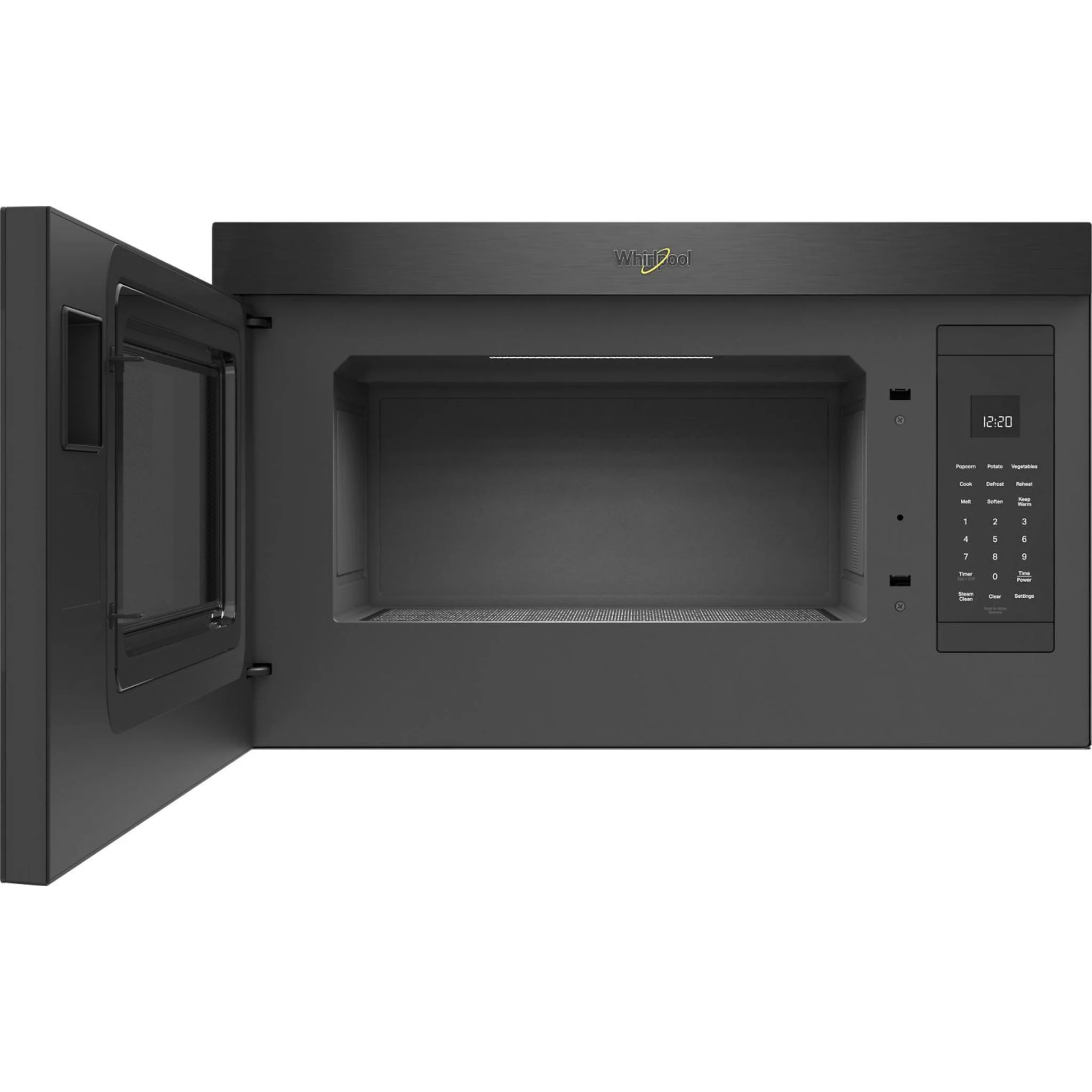 Whirlpool Flush Mount Over-the-Range Microwave with Turntable-Free Design -Black Stainless (YWMMF5930PV) - Image 9
