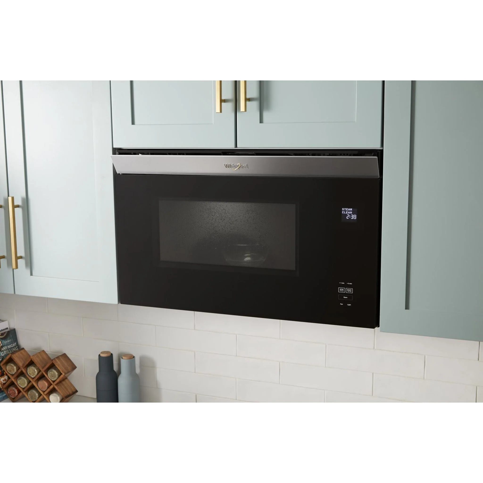 Whirlpool Flush Mount Over-the-Range Microwave with Turntable-Free Design -Fingerprint Resistant Stainless Steel (YWMMF5930PZ) - Image 28