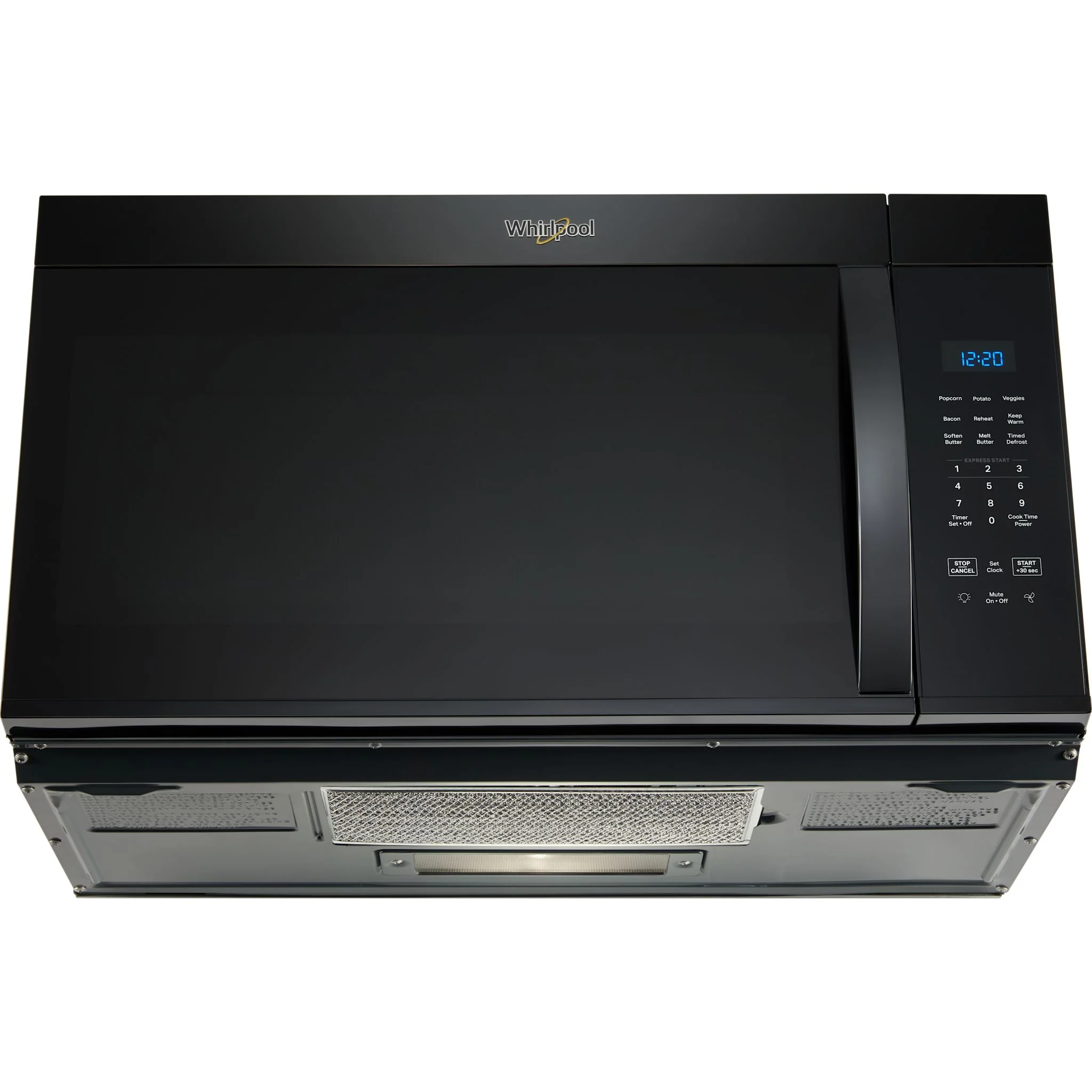 Whirlpool 30W 1.7 cu. ft Over the range Microwave with 900-Watts Cooking Power -Black (YWMMS3130RB) - Image 4