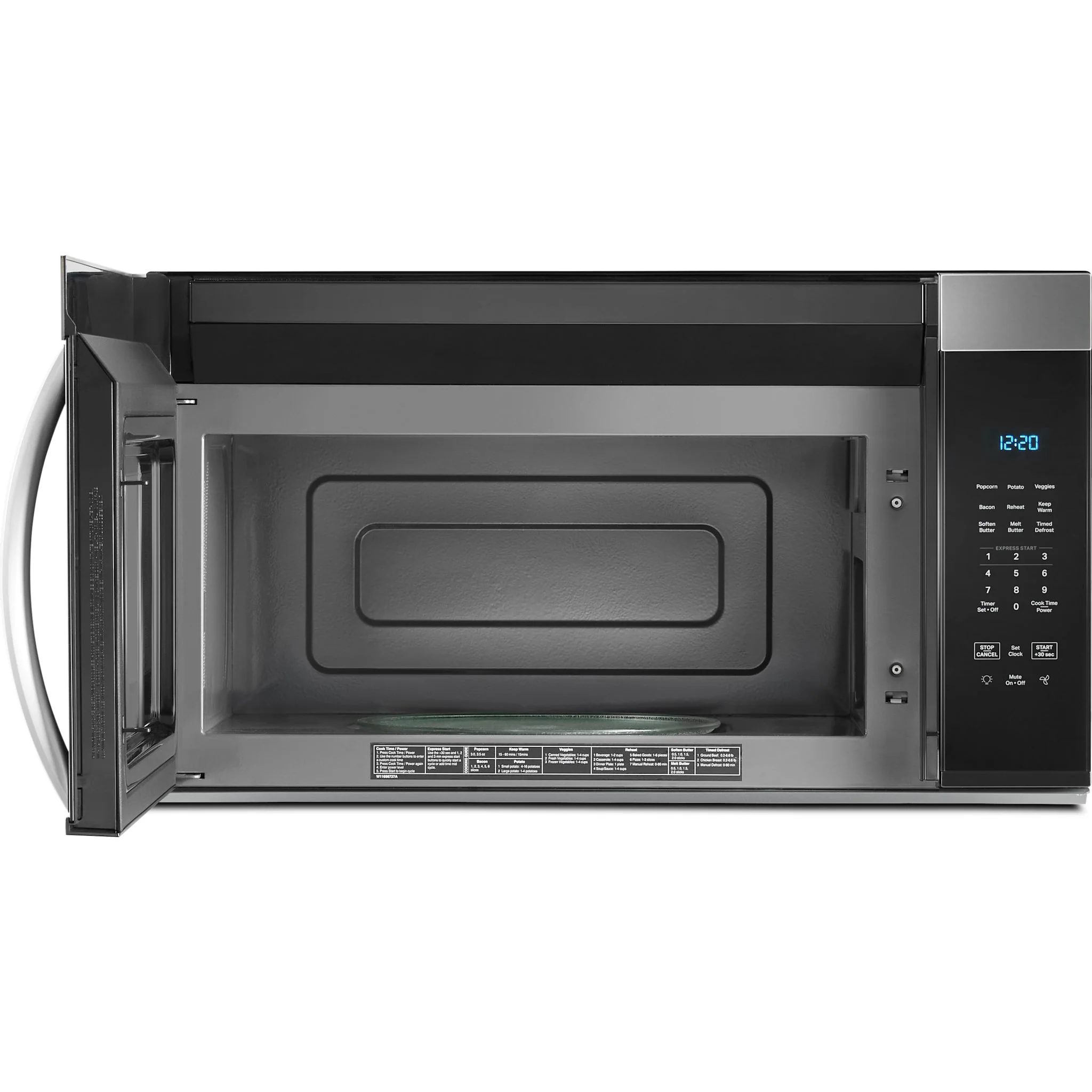 Whirlpool 30 W 1.7 cu. ft Over the range Microwave with 900-Watts Cooking Power -Stainless Steel (YWMMS3130RS) - Image 6