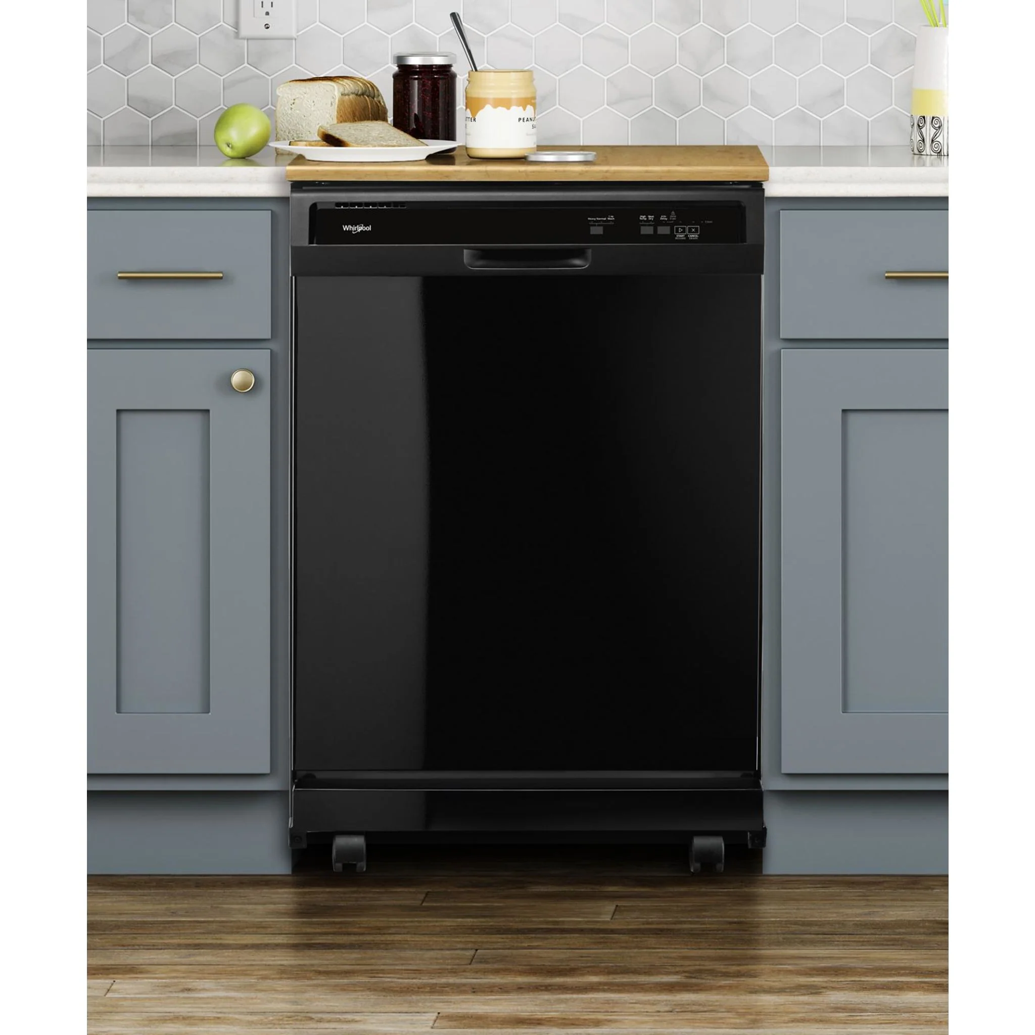 Whirlpool Heavy-Duty Dishwasher with 1-Hour Wash Cycle -Black (WDP370PAHB) - Image 22