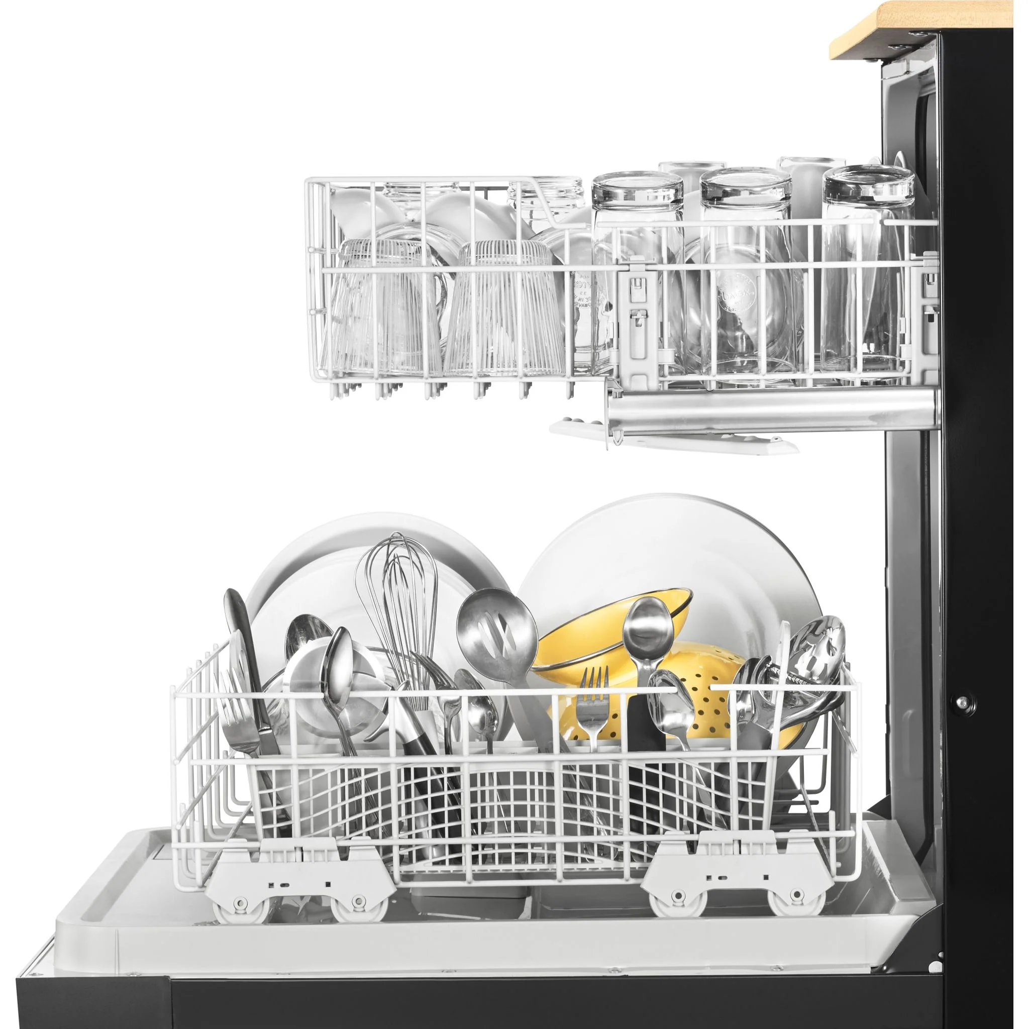 Whirlpool Heavy-Duty Dishwasher with 1-Hour Wash Cycle -Black (WDP370PAHB) - Image 3