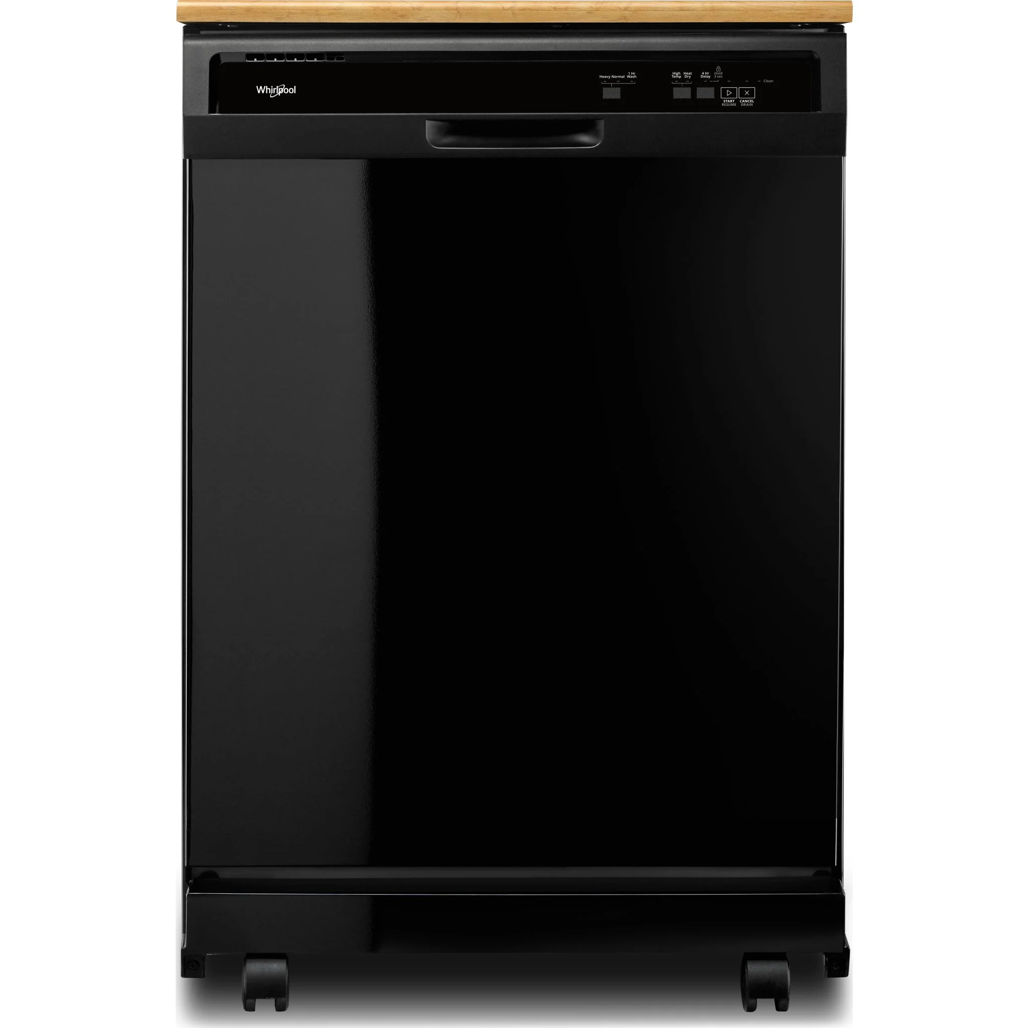 Whirlpool Heavy-Duty Dishwasher with 1-Hour Wash Cycle -Black (WDP370PAHB) - Image 7