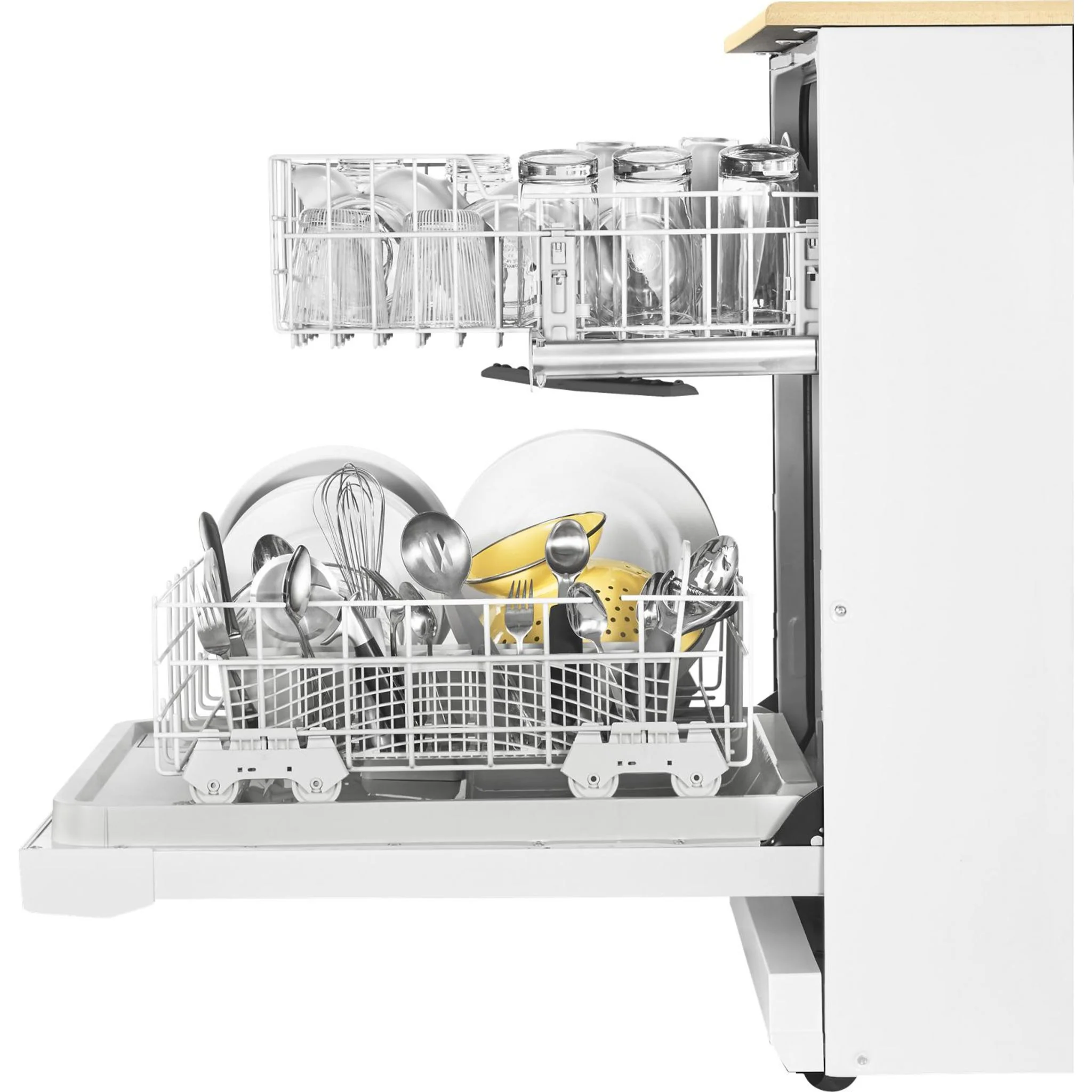 Whirlpool Heavy-Duty Dishwasher with 1-Hour Wash Cycle -White (WDP370PAHW) - Image 8