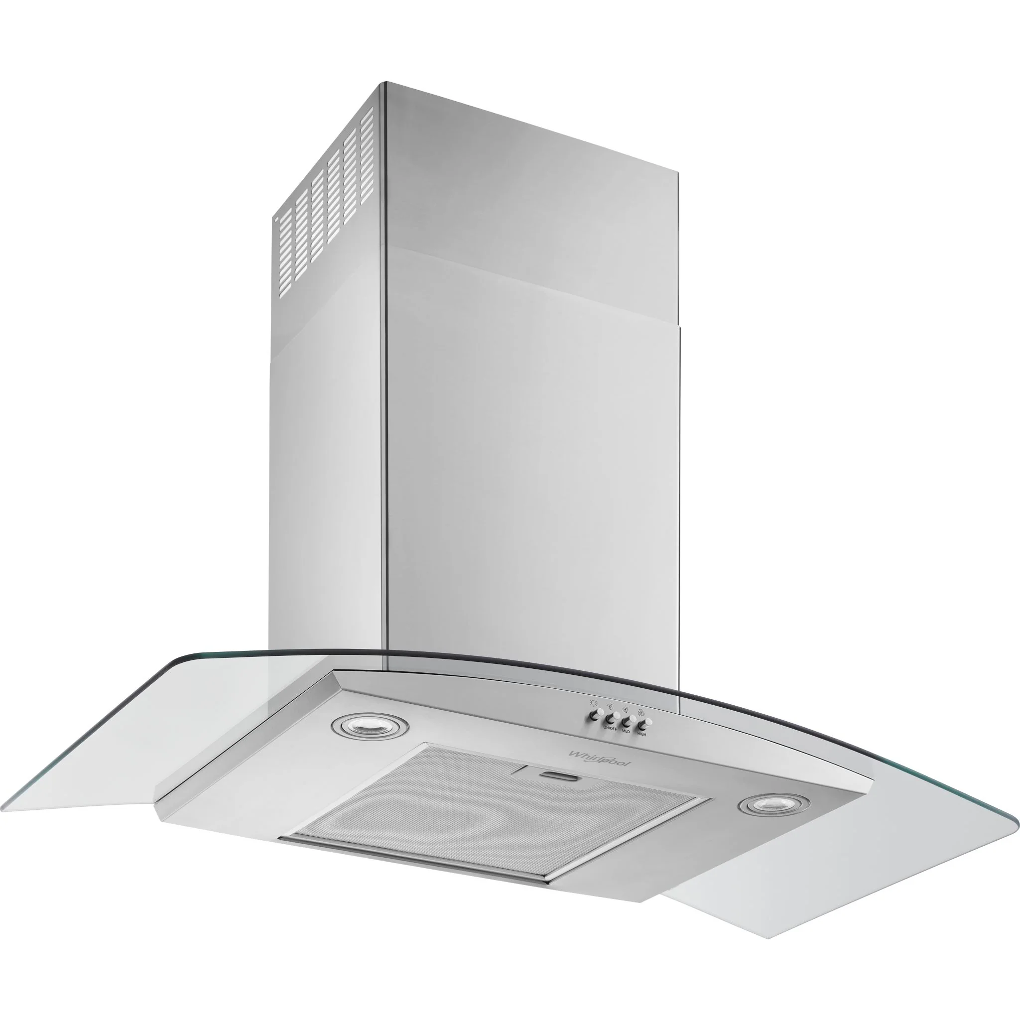 Whirlpool 36" cu..rved Glass Wall Mount Range Hood (WVW51UC6LS) - Image 5