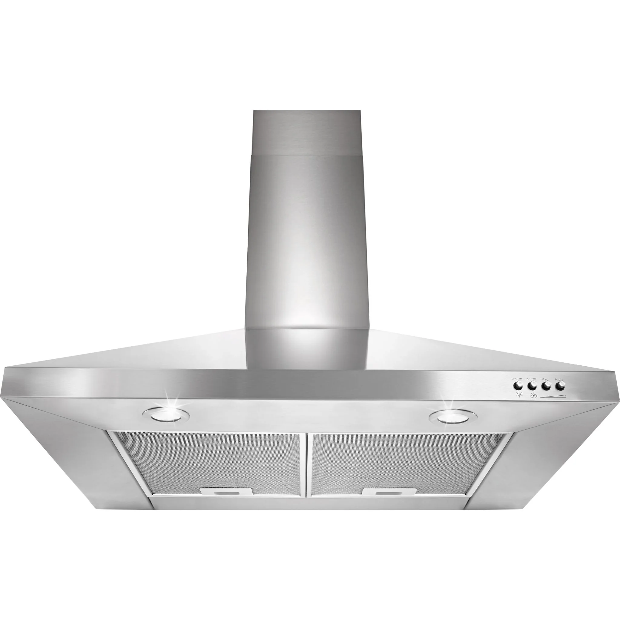 Whirlpool 30" Contemporary Stainless Steel Wall Mount Range Hood (WVW53UC0FS) - Image 2