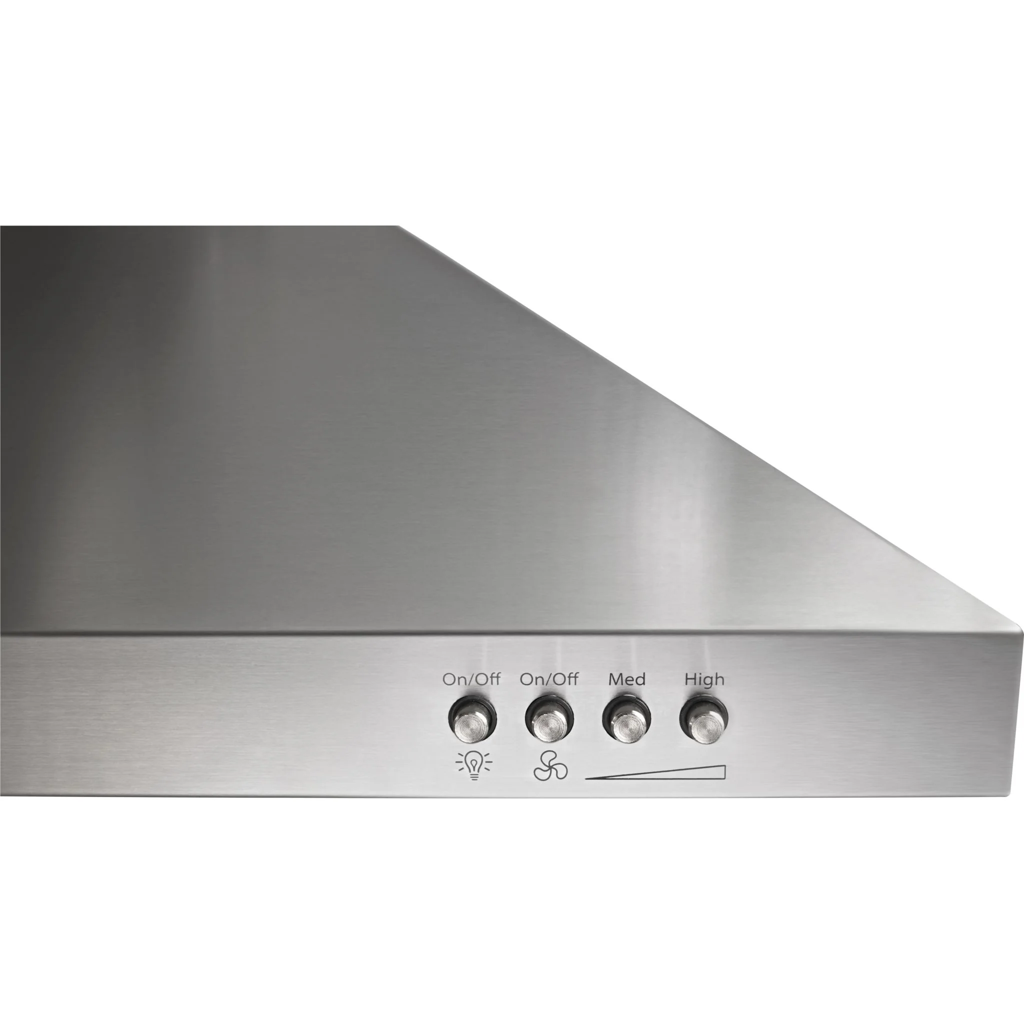 Whirlpool 30" Contemporary Stainless Steel Wall Mount Range Hood (WVW53UC0FS) - Image 3