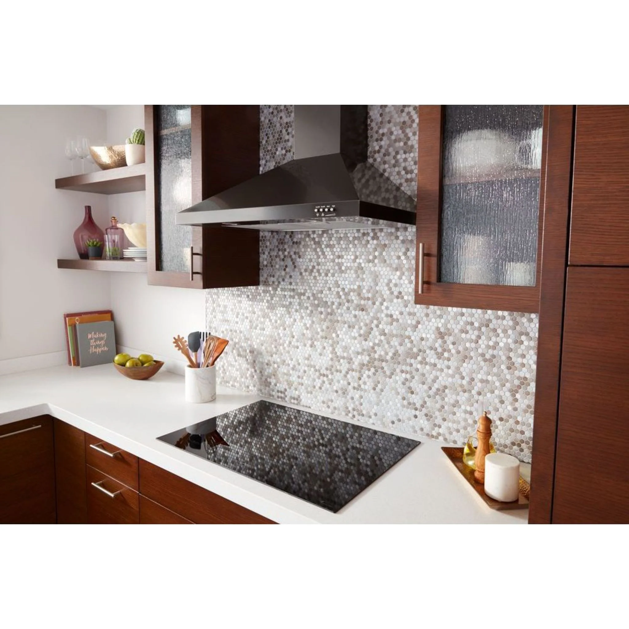 Whirlpool 30" Contemporary Black Stainless Wall Mount Range Hood -Black Stainless (WVW53UC0HV) - Image 9