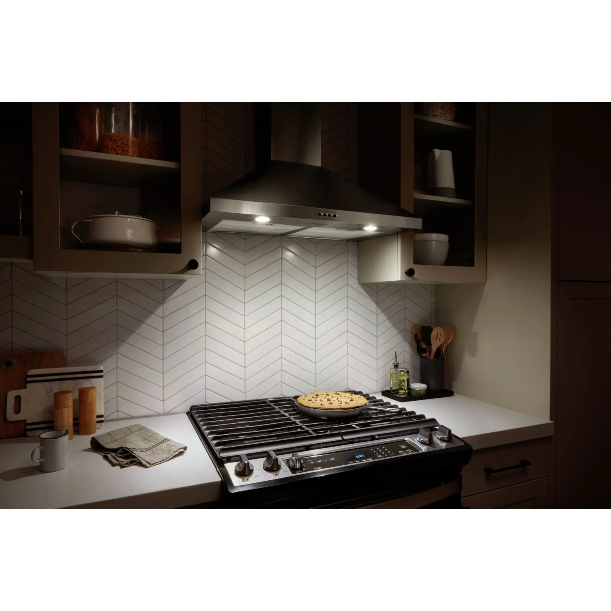 Whirlpool ENERGY STAR Certified 30" Chimney Wall Mount Range Hood -Stainless Steel (WVW73UC0LS) - Image 7