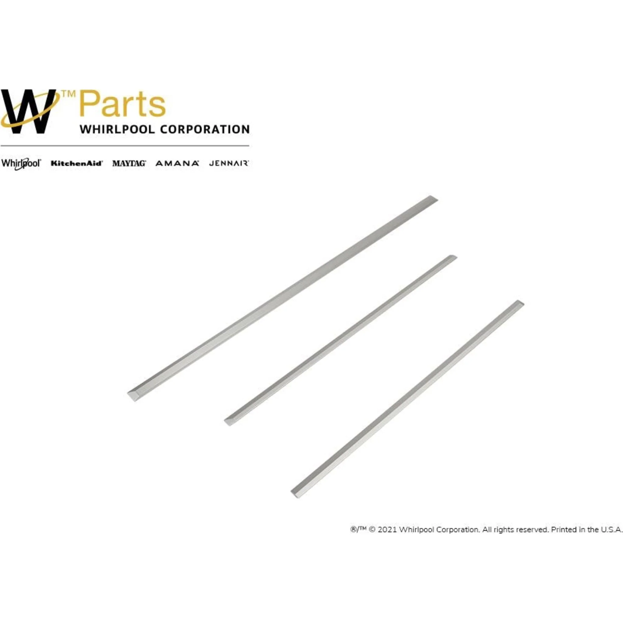 Whirlpool Range Trim Kit, Stainless - VSI -Stainless Steel (W10675028) - Image 8
