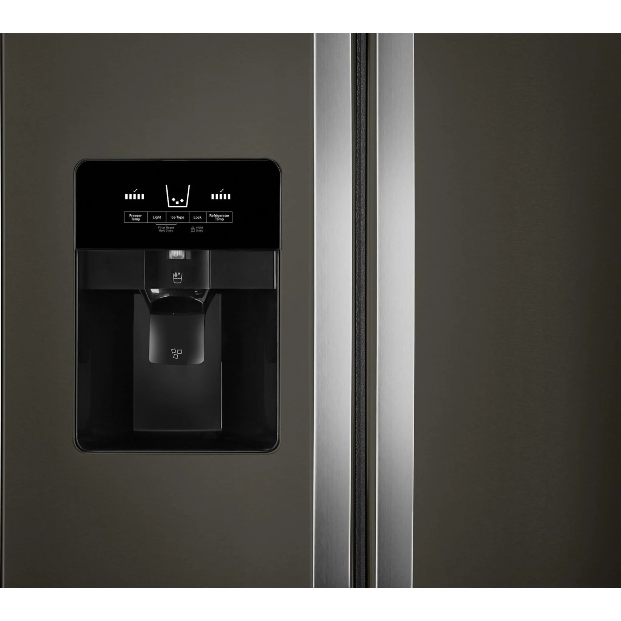 Whirlpool 36-inch Wide Side-by-Side Refrigerator - 25 cu. ft. -Black Stainless (WRS325SDHV) - Image 15
