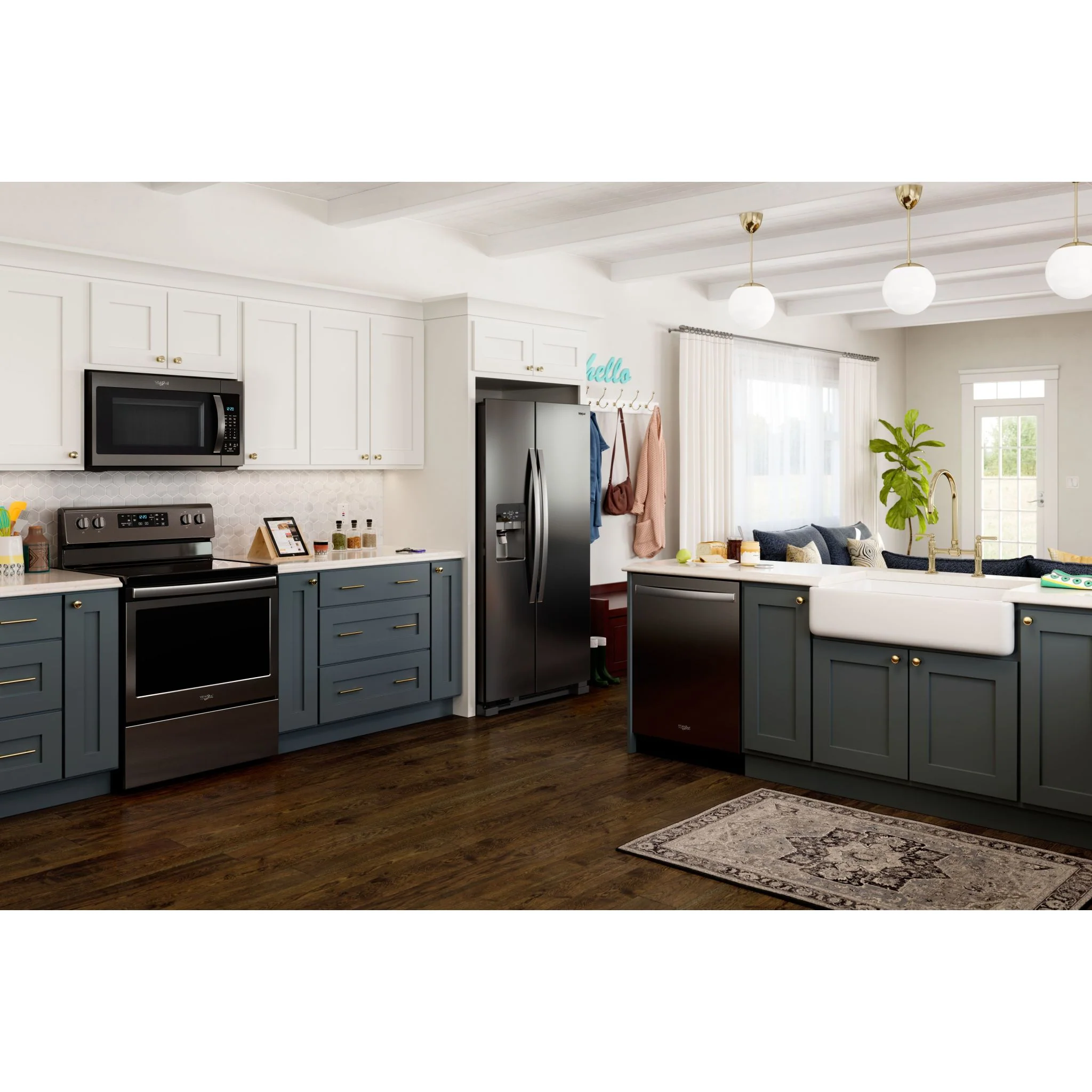 Whirlpool 36-inch Wide Side-by-Side Refrigerator - 25 cu. ft. -Black Stainless (WRS325SDHV) - Image 6