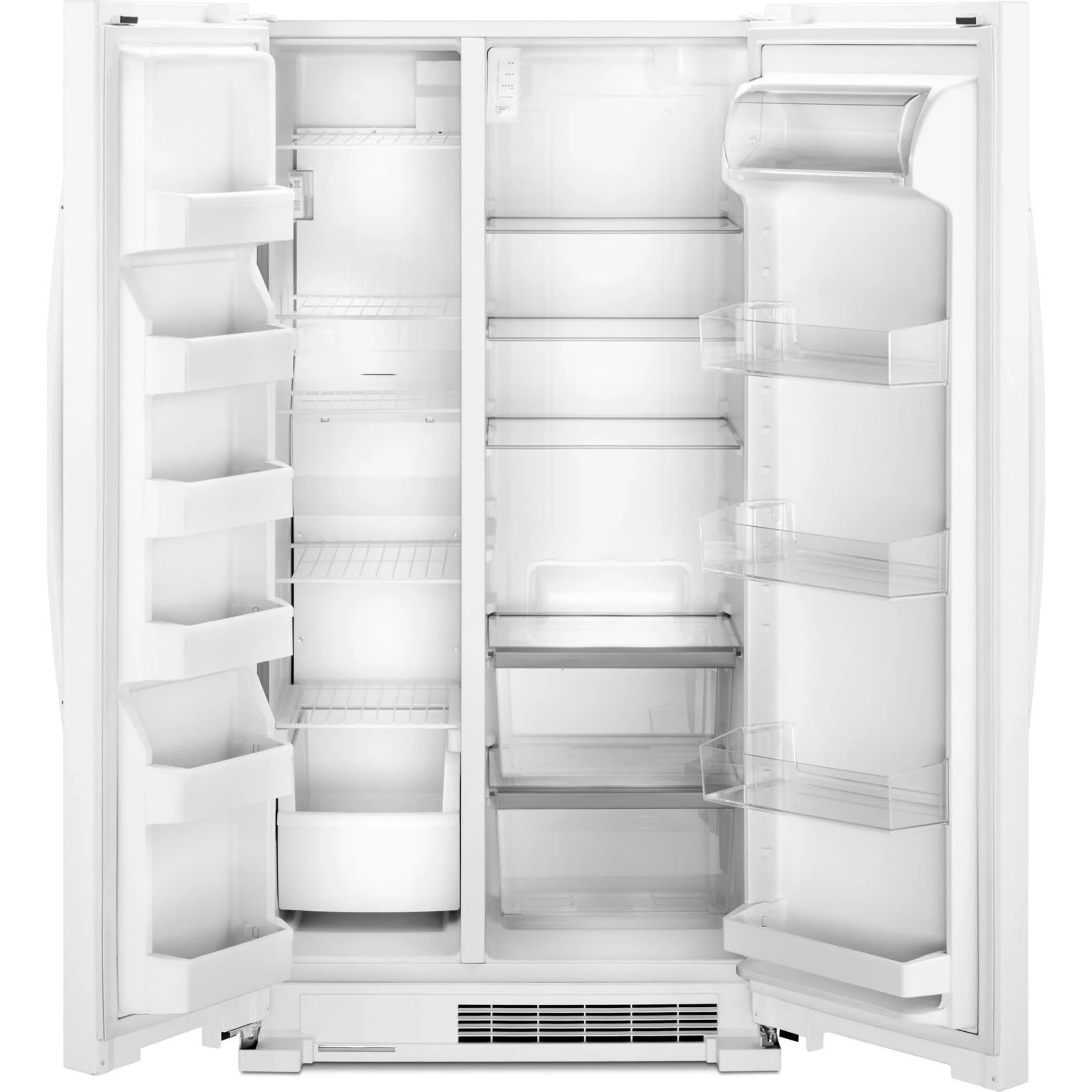 Whirlpool 36-inch Wide Side-by-Side Refrigerator - 25 cu. ft. -White (WRS315SNHW) - Image 7