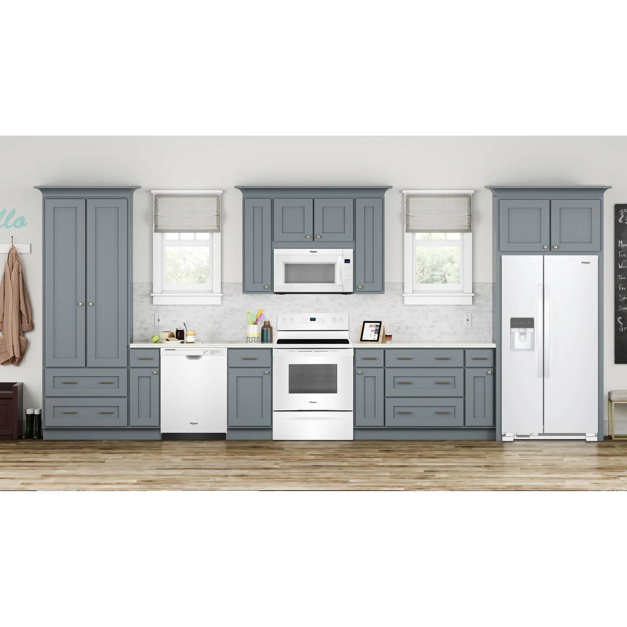 Whirlpool 36-inch Wide Side-by-Side Refrigerator - 25 cu. ft. -White (WRS315SNHW) - Image 9