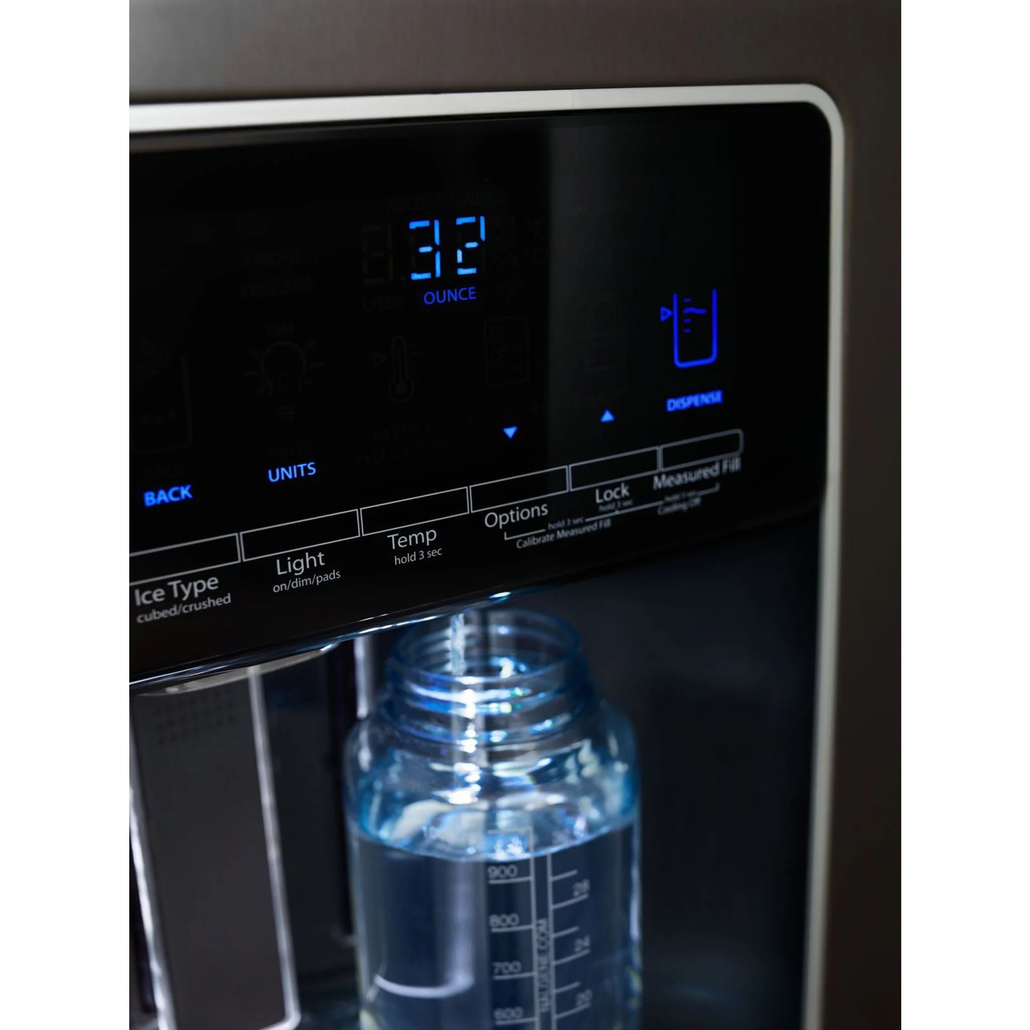 Whirlpool 36" Wide Counter Depth Side-by-Side Refrigerator - 21 cu. ft. - Black Stainless (WRS571CIHV) - Image 15
