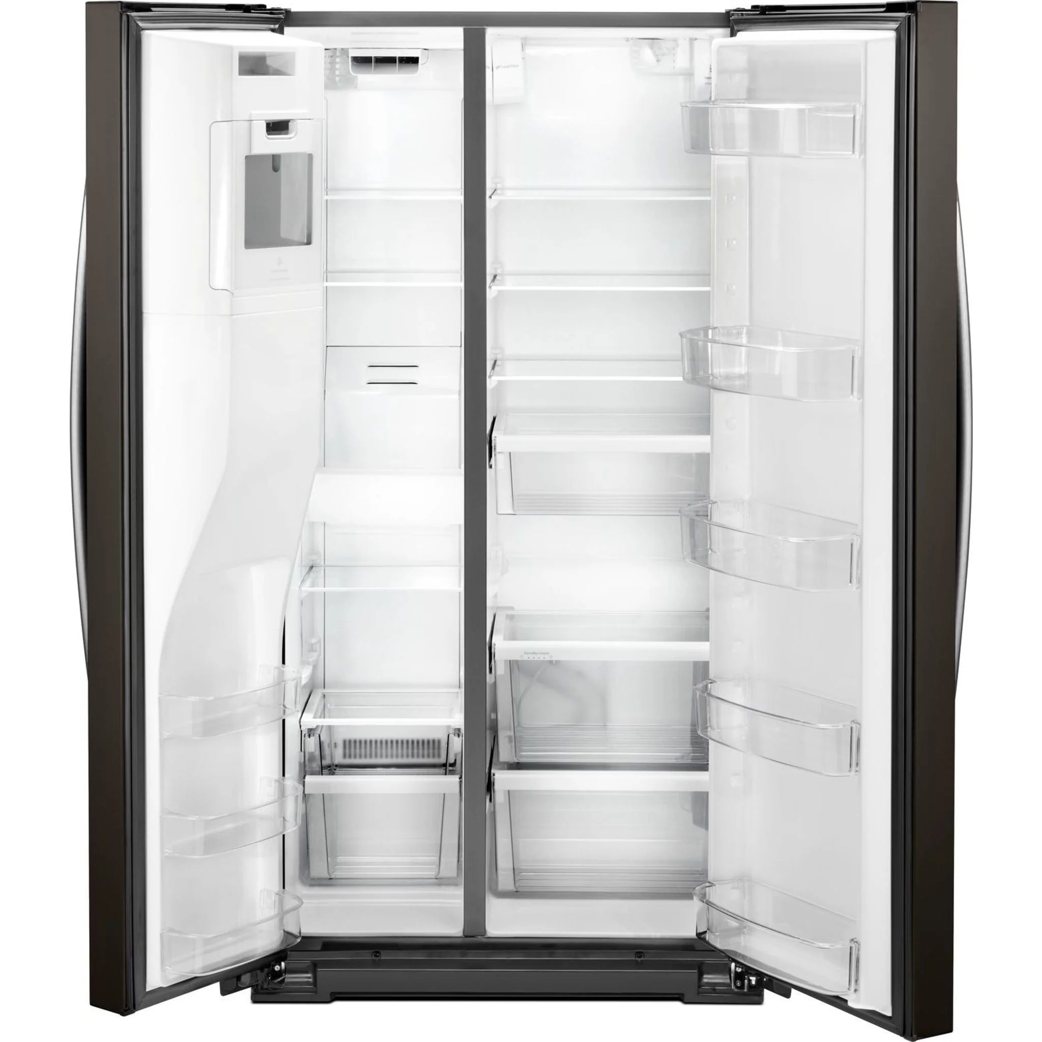 Whirlpool 36" Wide Counter Depth Side-by-Side Refrigerator - 21 cu. ft. - Black Stainless (WRS571CIHV) - Image 20