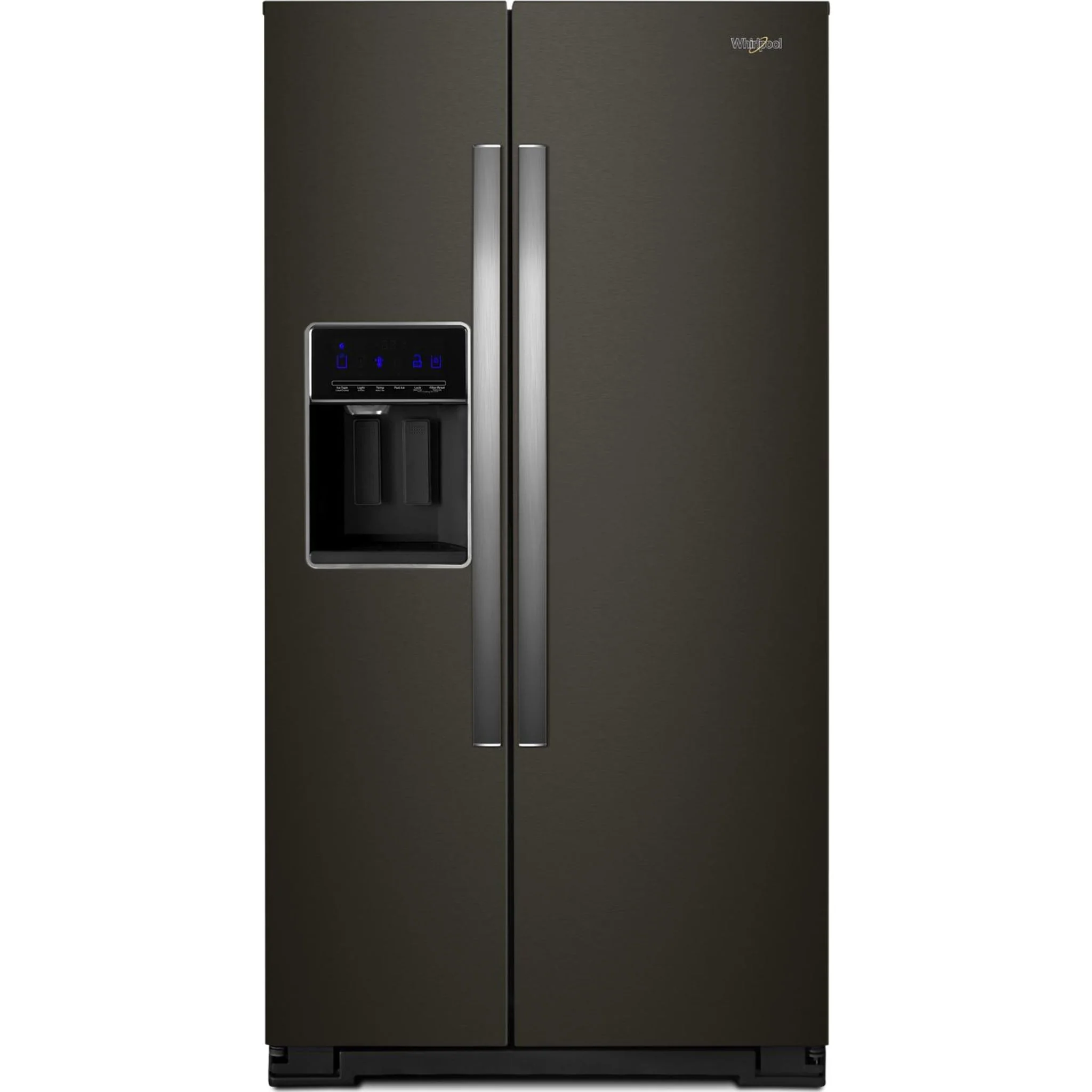 Whirlpool 36" Wide Counter Depth Side-by-Side Refrigerator - 21 cu. ft. - Black Stainless (WRS571CIHV) - Image 7
