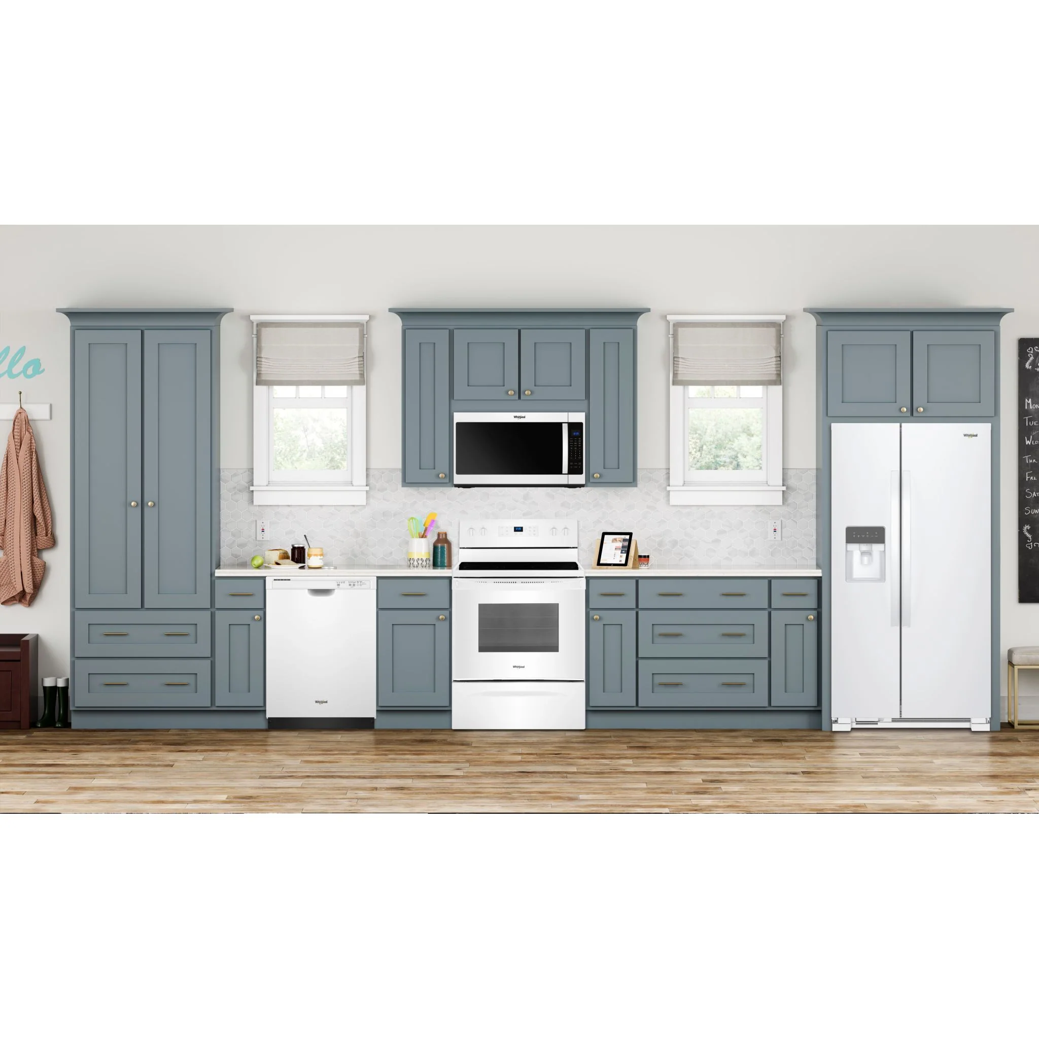 Whirlpool 33-inch Wide Side-by-Side Refrigerator - 21 cu. ft. -White (WRS331SDHW) - Image 3