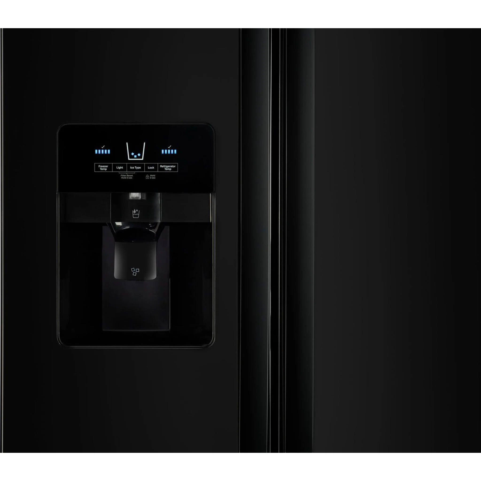 Whirlpool 36-inch Wide Side-by-Side Refrigerator - 25 cu. ft. -Black (WRS325SDHB) - Image 9