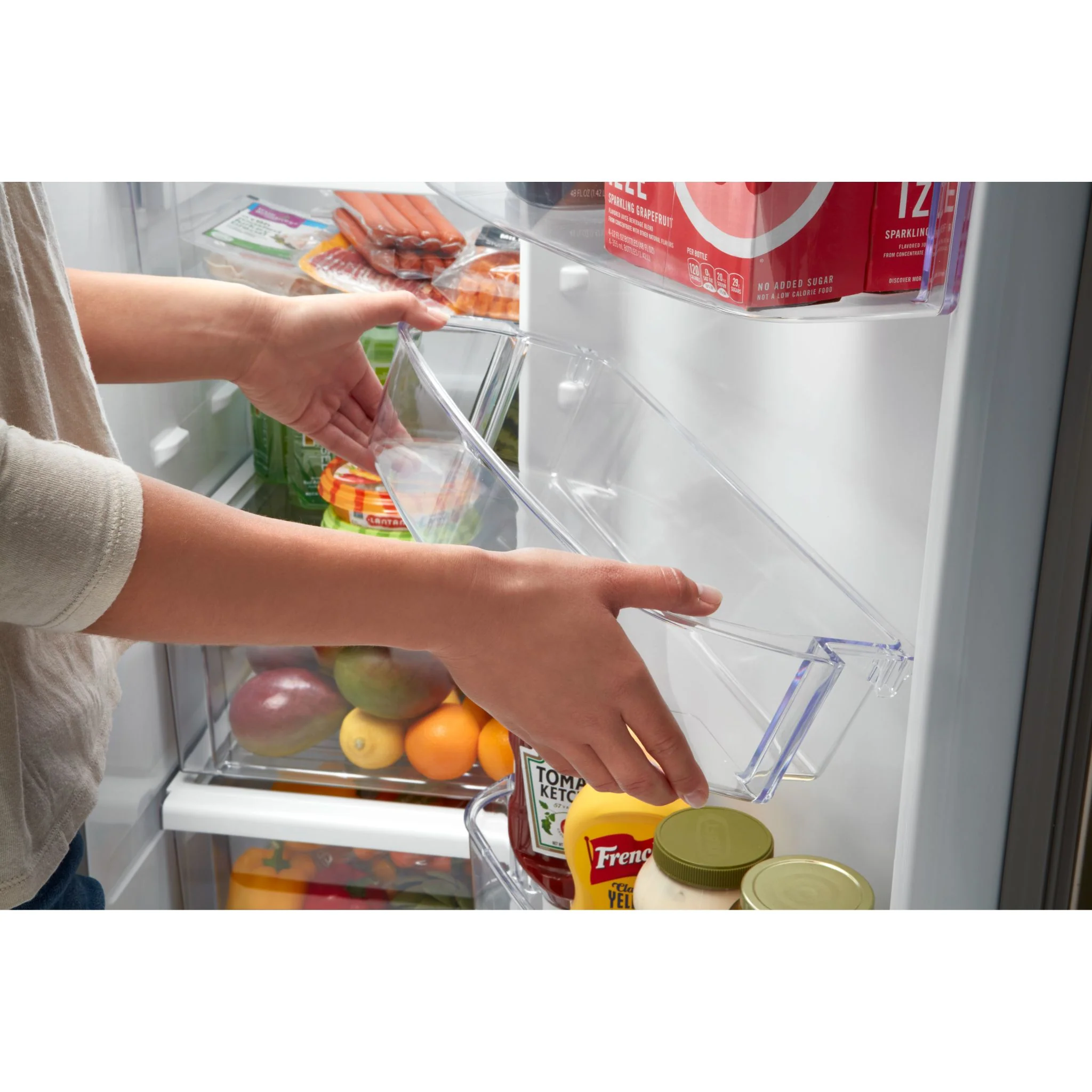 Whirlpool 36" Wide Contemporary Handle Counter Depth Side-by-Side Refrigerator - 21 cu. ft. (WRSA71CIHZ) - Image 10
