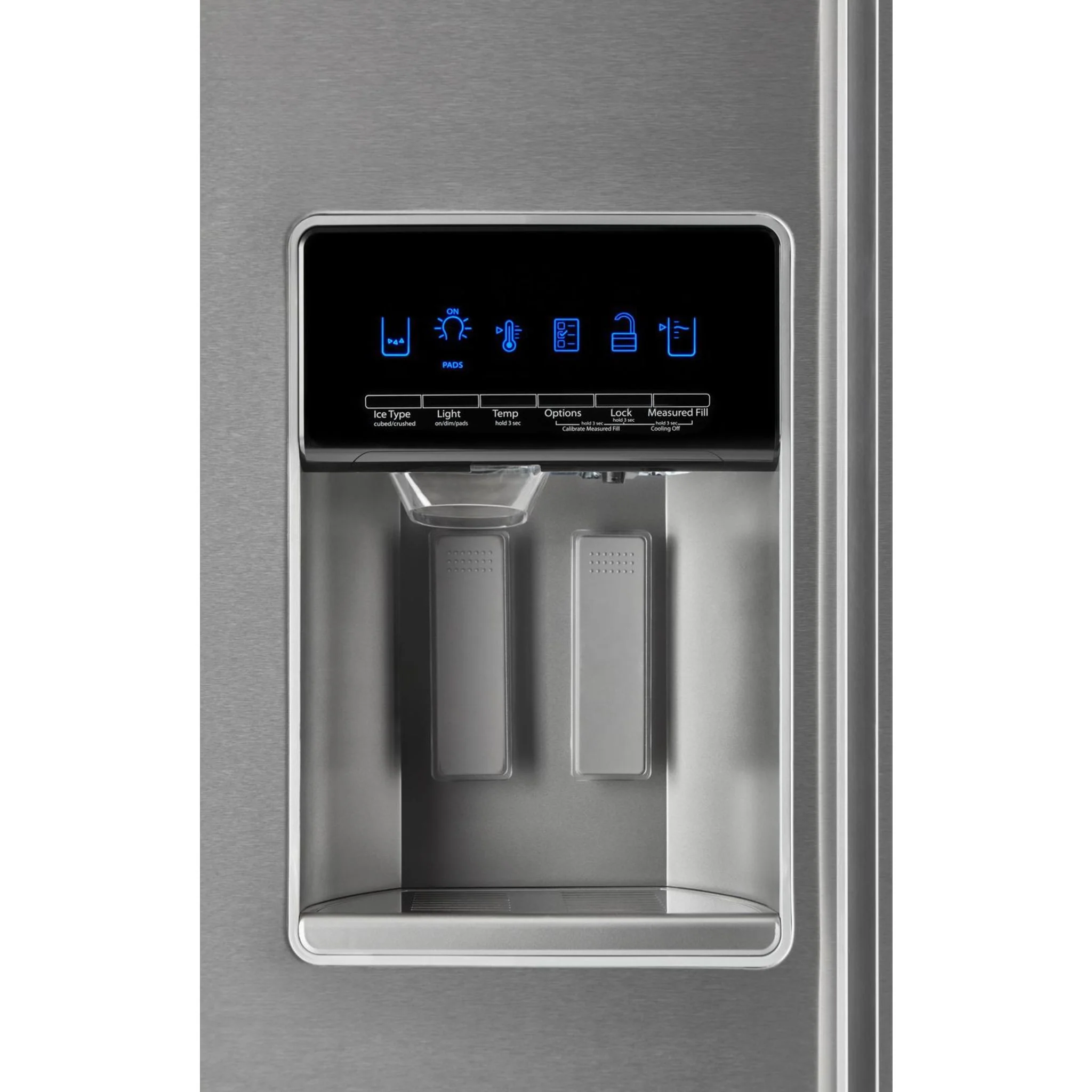 Whirlpool 36" Wide Contemporary Handle Counter Depth Side-by-Side Refrigerator - 21 cu. ft. (WRSA71CIHZ) - Image 24