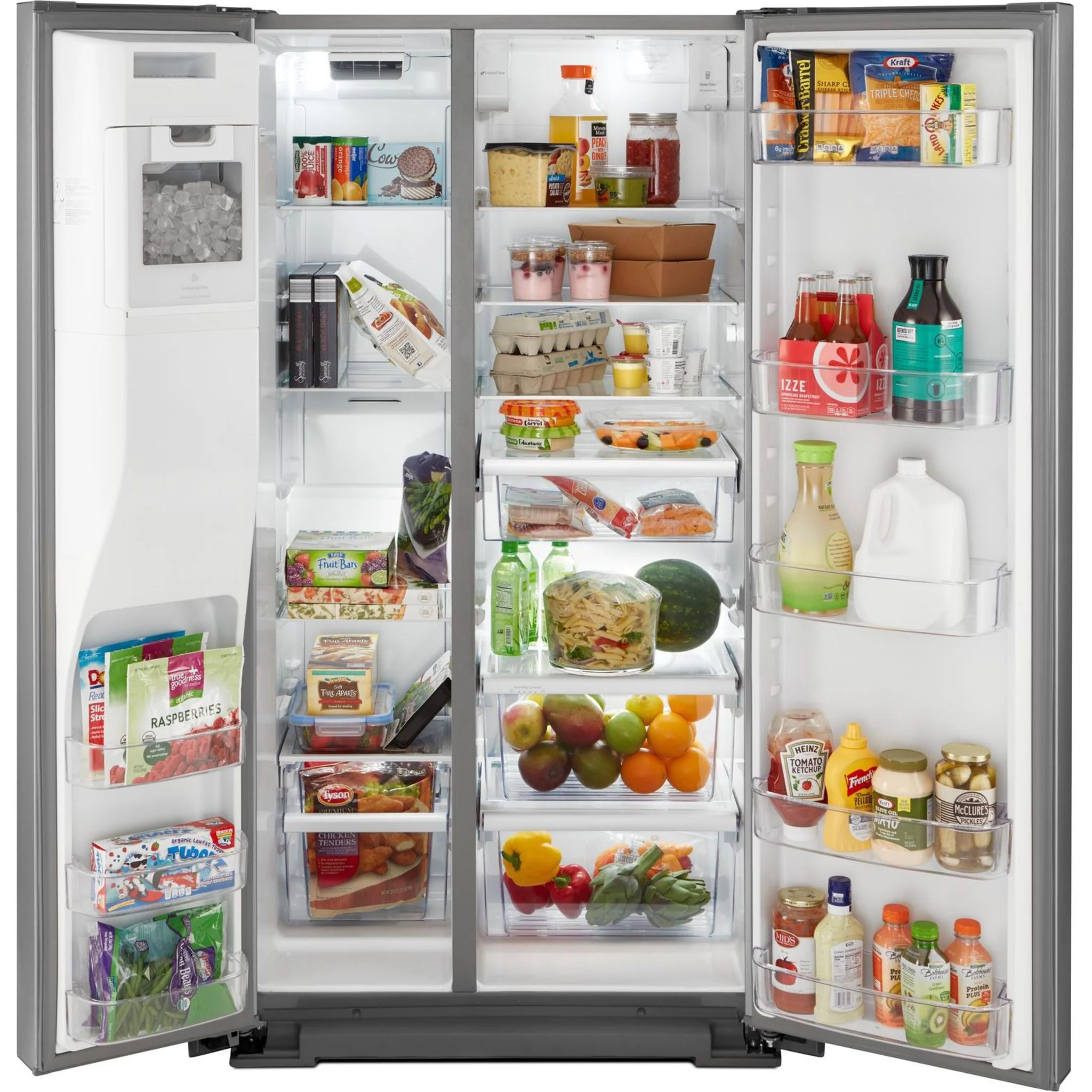 Whirlpool 36" Wide Contemporary Handle Counter Depth Side-by-Side Refrigerator - 21 cu. ft. (WRSA71CIHZ) - Image 26